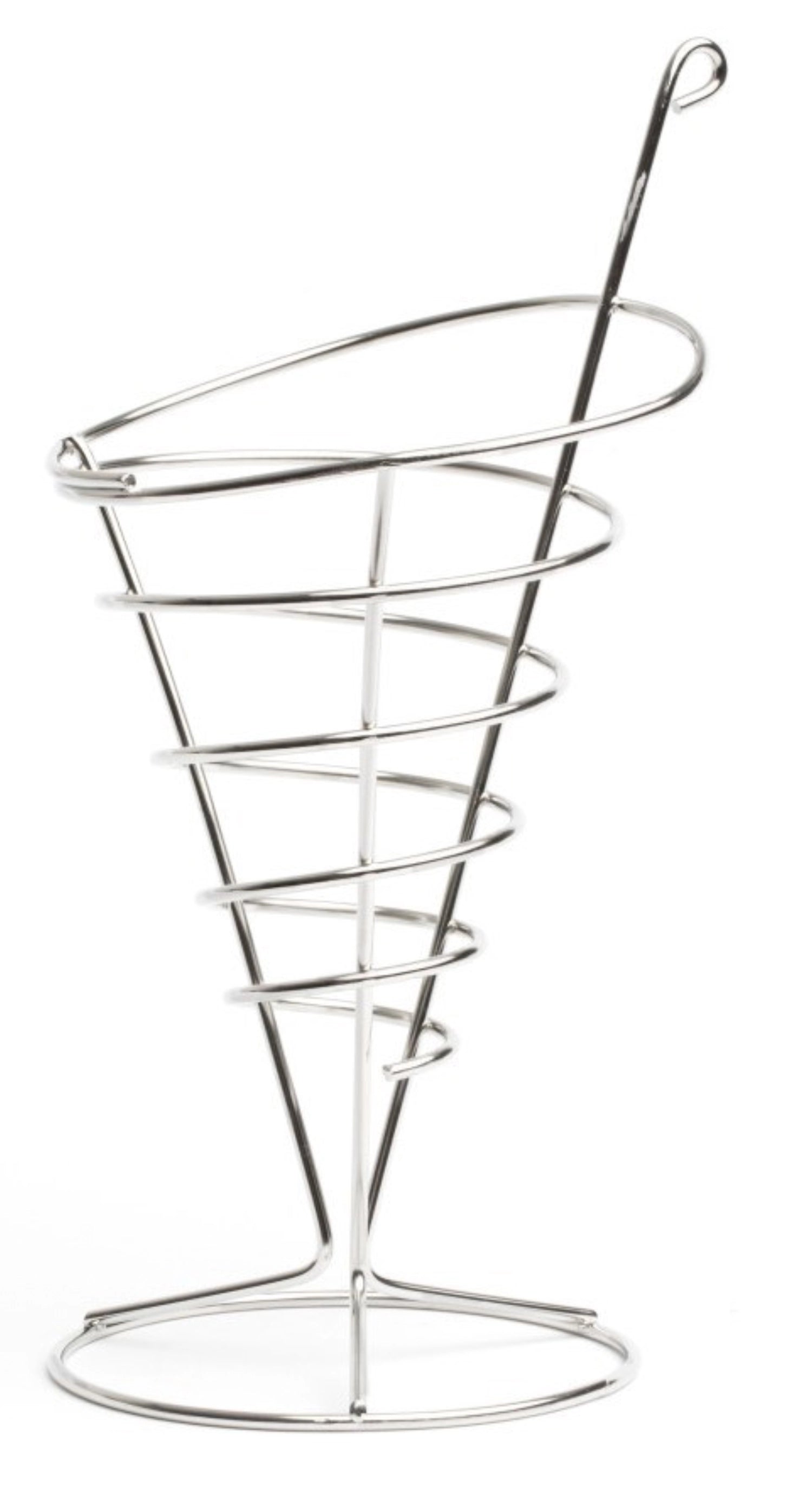 Pommestütenhalter D:11cm H:23cm in Silber präsentiert im Onlineshop von KAQTU Design AG. Küchenhelfer ist von Comas