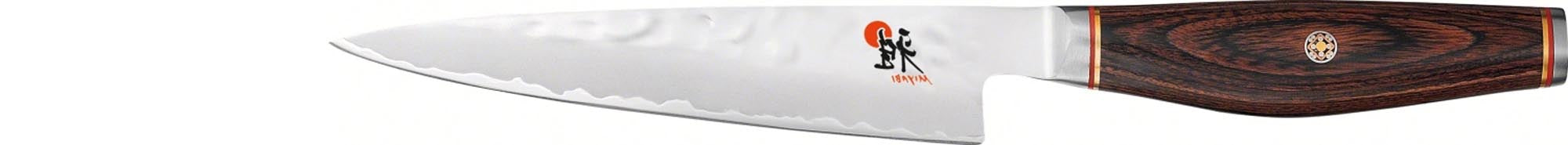 Entdecken Sie das MIYABI 6000MCT Shotoh, 130mm – ein hochwertiges japanisches Küchenmesser mit MicroCarbide Klinge und traditioneller Honbazuke-Schärfe.