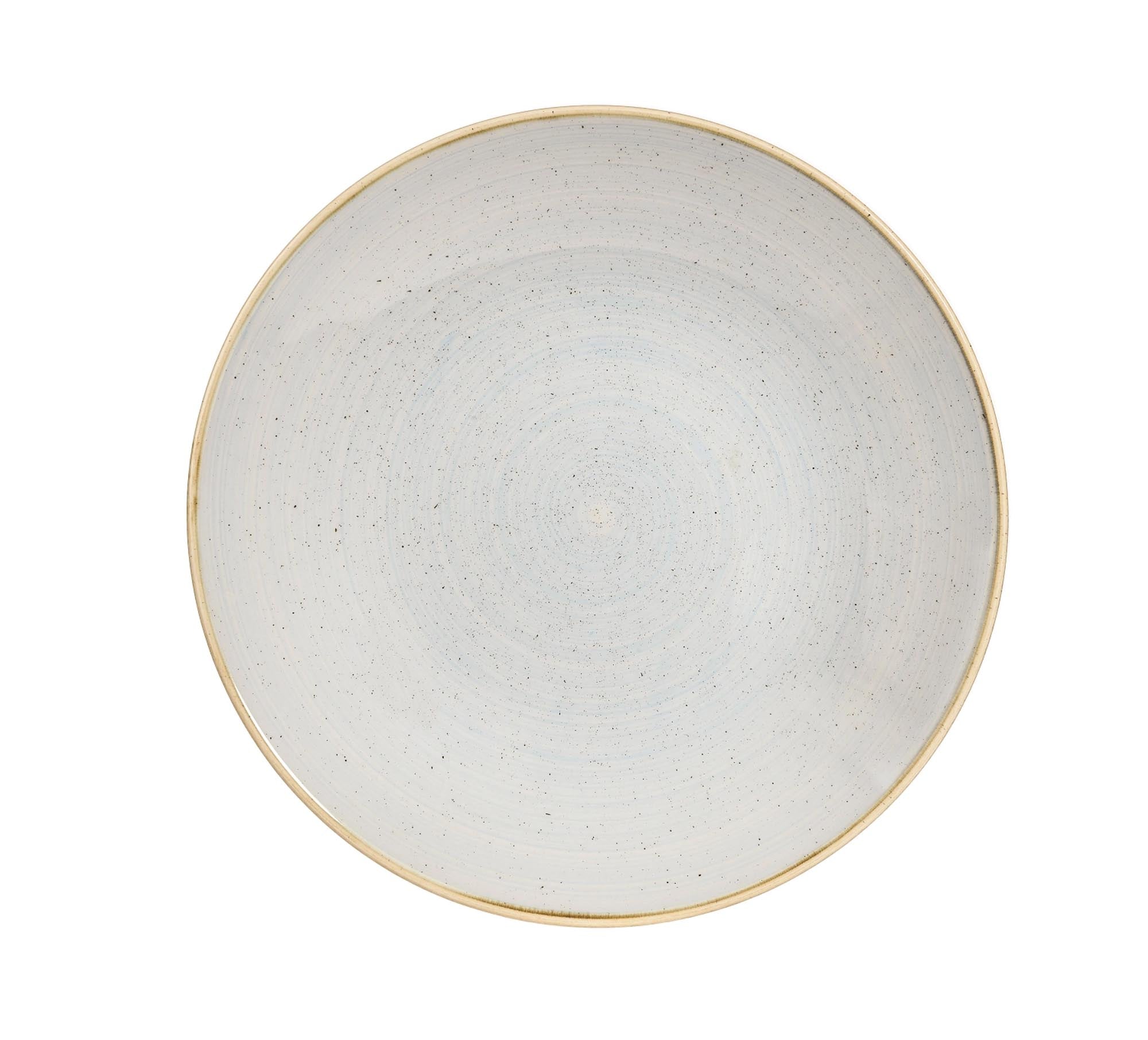 Eleganter, handgefertigter Coupe Teller in sanftem Duck Egg Blue, ideal für Suppen und Salate. Robust, spülmaschinenfest, stilvoll.