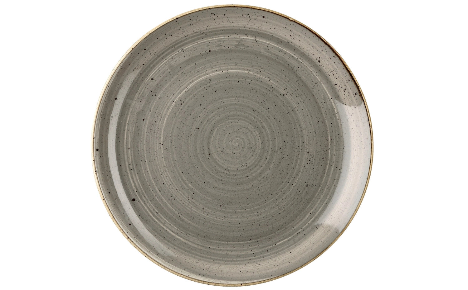Plate de coupé gris coupé gris stonecast Plat 16,5 cm