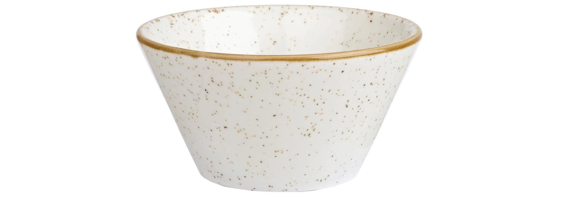 Stonecast Barley White Schale 34Cl, D12.1cm H6,5 cm