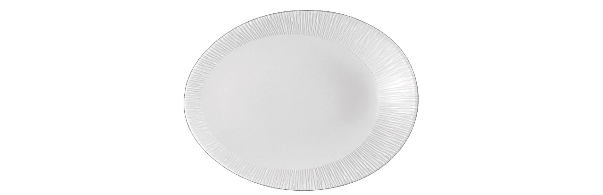 Entdecken Sie den eleganten Bamboo White Teller von Churchill (19.5x15x2.5cm) für die stilvolle Präsentation von Vorspeisen und Desserts. Hochwertiges, kratzfestes Porzellan.