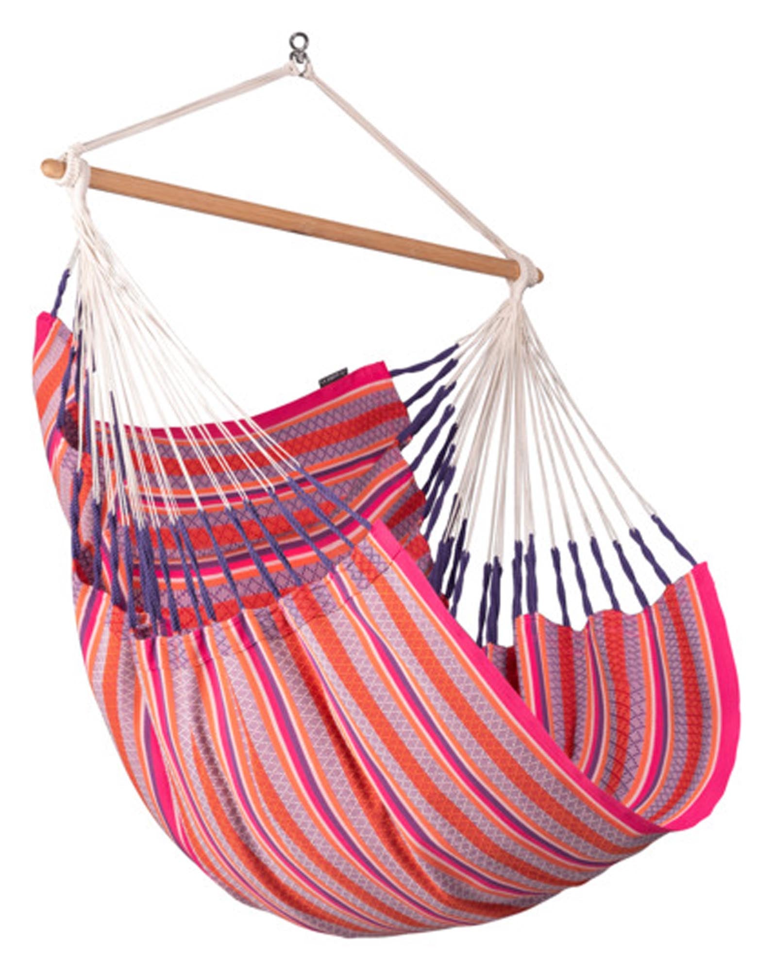 Entspannen Sie stilvoll im Hängestuhl Habana von LA SIESTA. Hochwertiger Baumwollstoff, großzügige Maße und einfache Montage für Ihre Wohlfühloase.