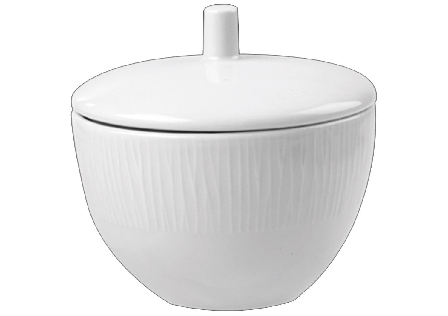 Guscio di zucchero bianco di bambù 22.7cl senza coperchio