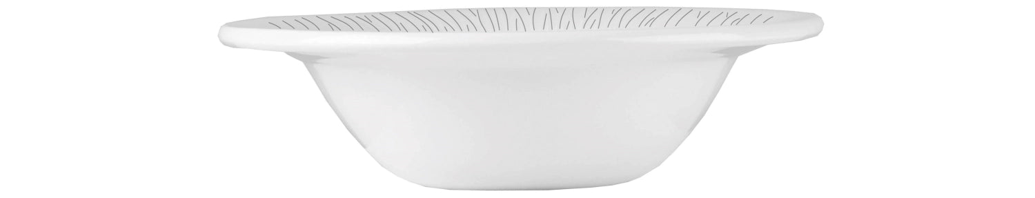 Schlichte und elegante Müslischale aus der Bamboo White Serie von Churchill, ideal für Frühstück und Snacks, mit einem Durchmesser von 17 cm.