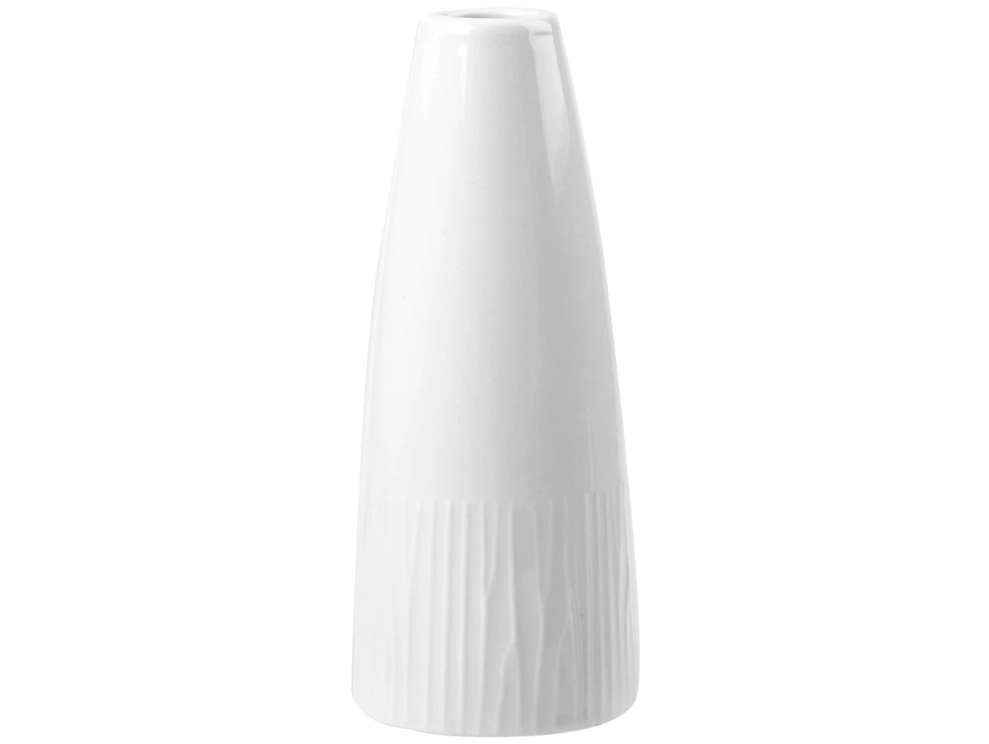 Vase blanc en bambou 12,5 cm