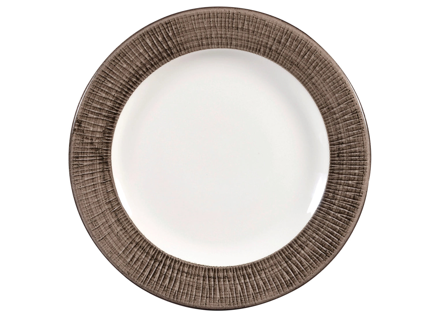 Eleganter flacher Teller aus Bambus von Churchill, 21 cm, perfekt für ansprechende Präsentationen und umweltbewusste Gastronomie. Vielseitig einsetzbar.