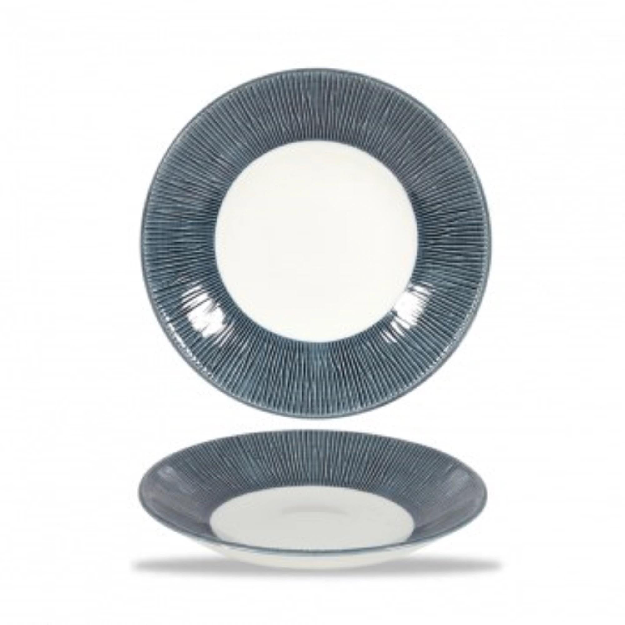 Tiefer Coupe Teller aus der Bamboo Mist Kollektion von Churchill, 25,5 cm Durchmesser, ideal für stilvolle Servierung von Speisen.