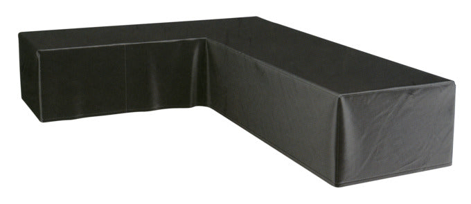 Schützen Sie Ihre L-Form Lounge mit der PLATINUM AeroCover Schutzhülle. Hochwertig, wasserabweisend und UV-beständig für langanhaltenden Schutz.