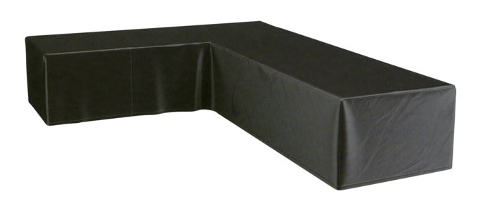 Schützen Sie Ihre Gartenmöbel mit der PLATINUM AeroCover Schutzhülle für L-Form Lounges. Hochwertig, wasserabweisend und UV-beständig für langanhaltenden Schutz.