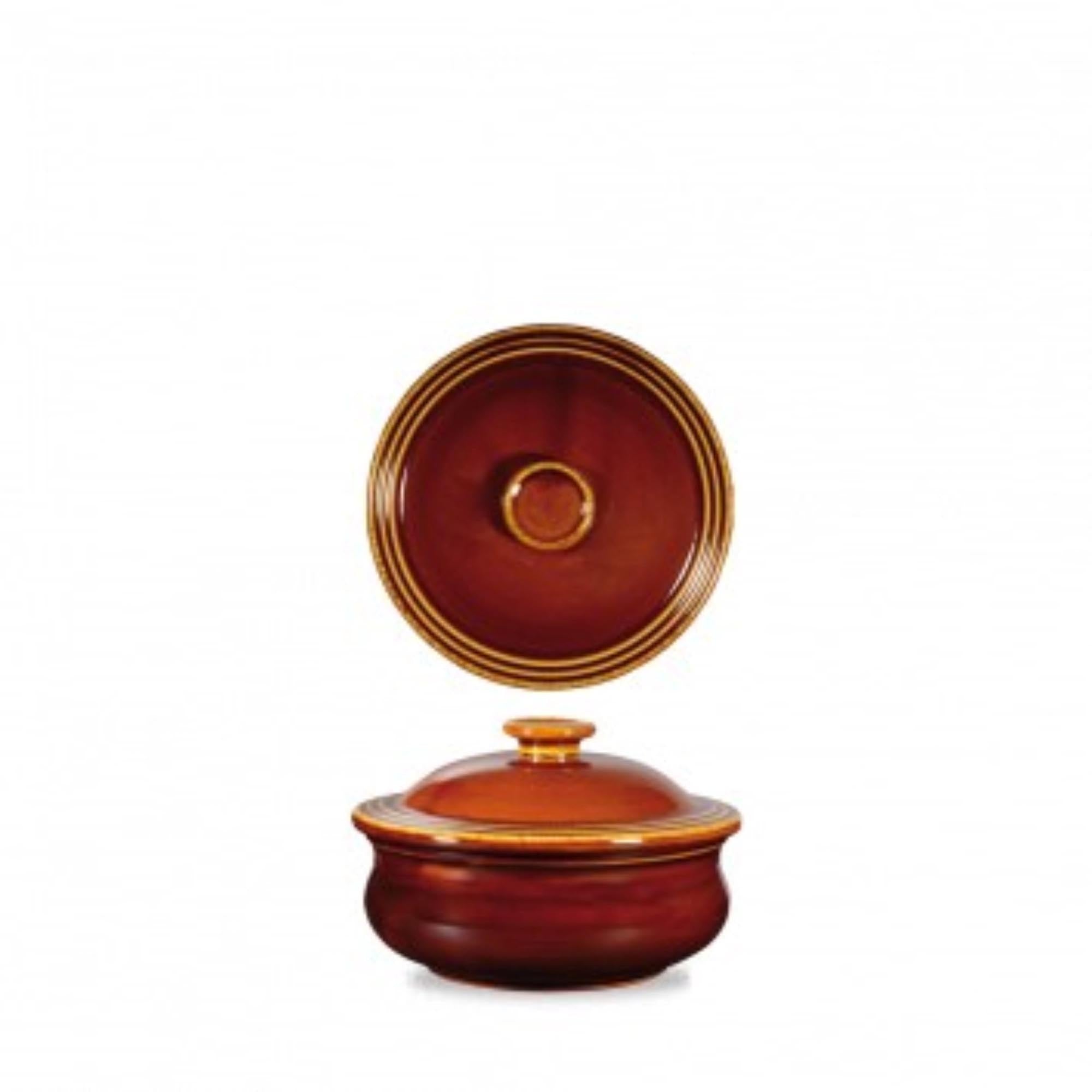 Rustics Brown Pot con coperchio 43cl, d 14cm