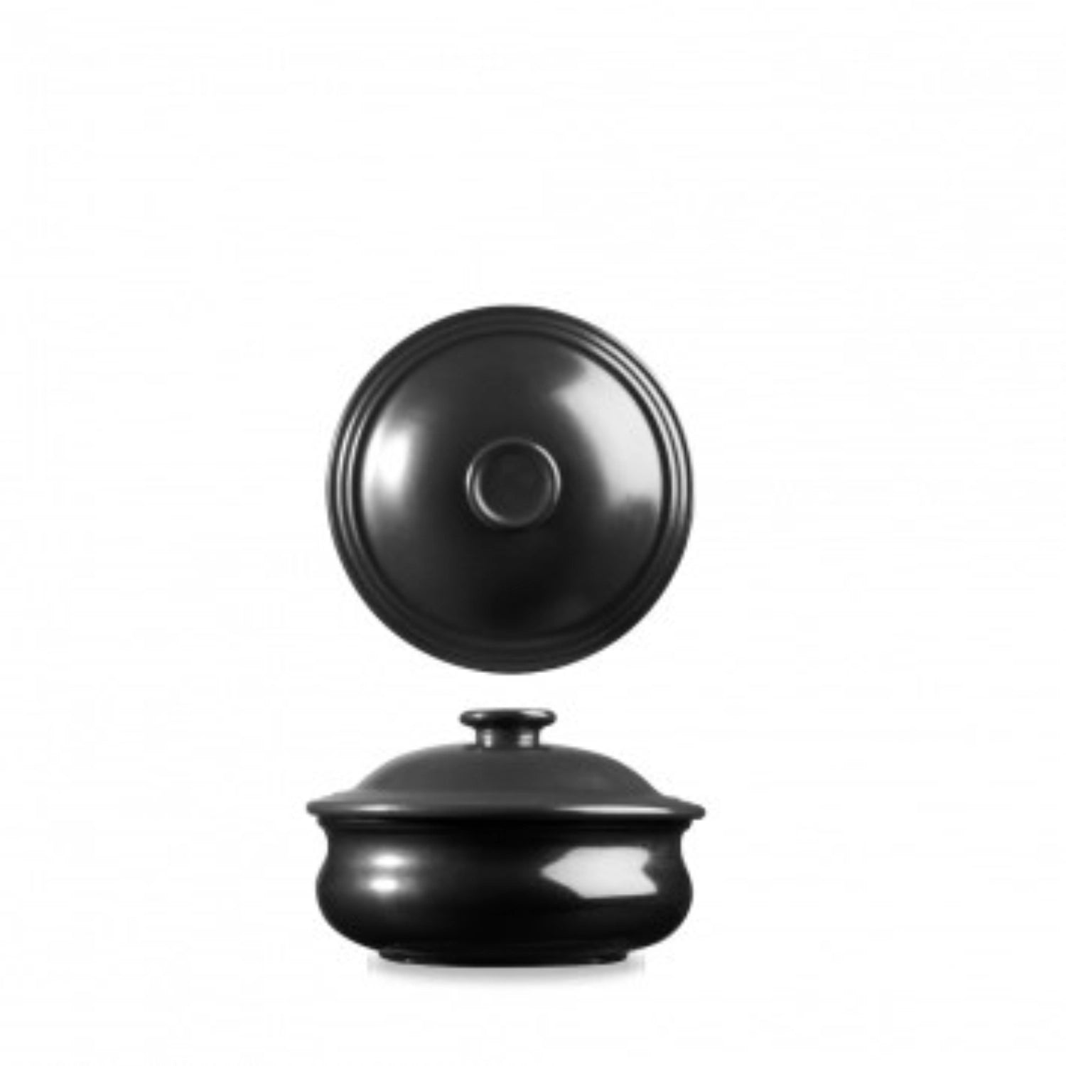 Rustics Black Sparkle Casserole con coperchio 14 cm 43cl