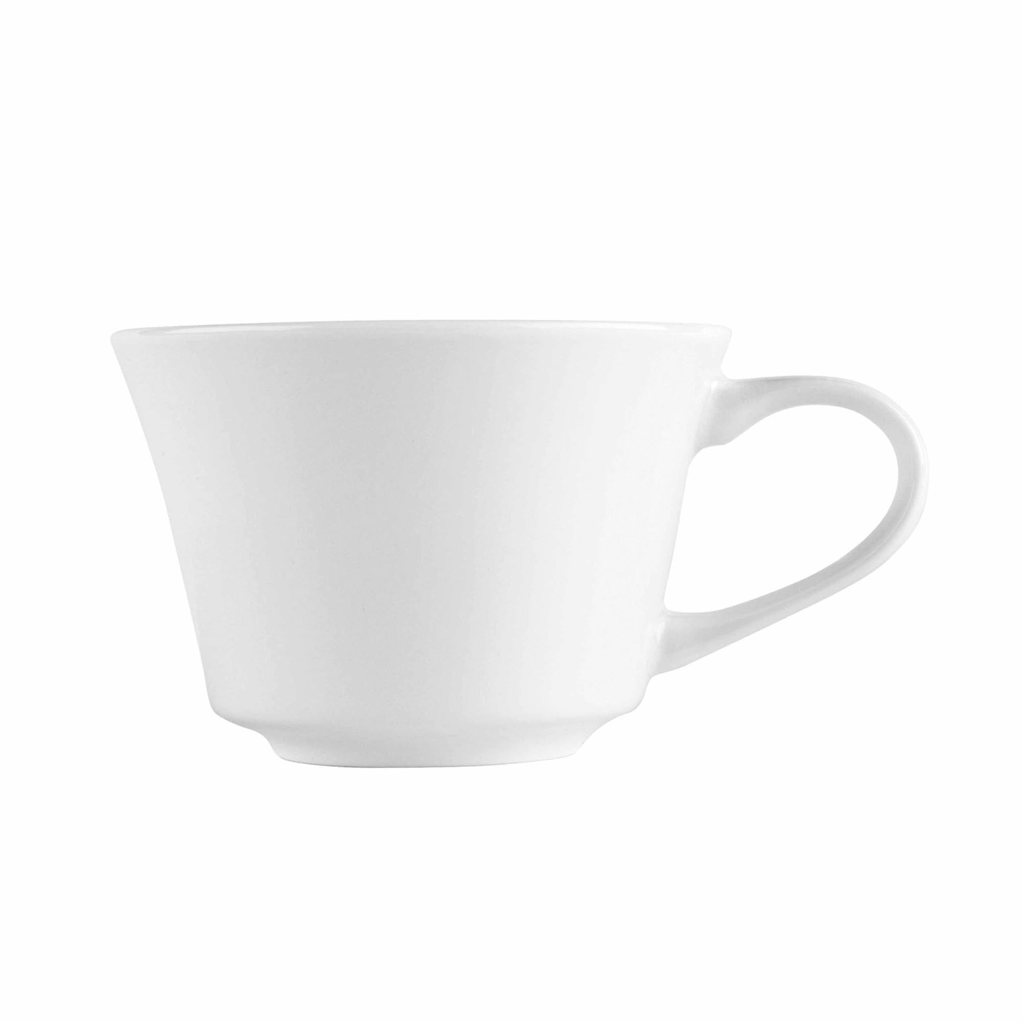 Elegante Teetasse aus feinem Porzellan, 22.7cl, robust, spülmaschinenfest, zeitloses Design, ideal für jeden Teegenuss.