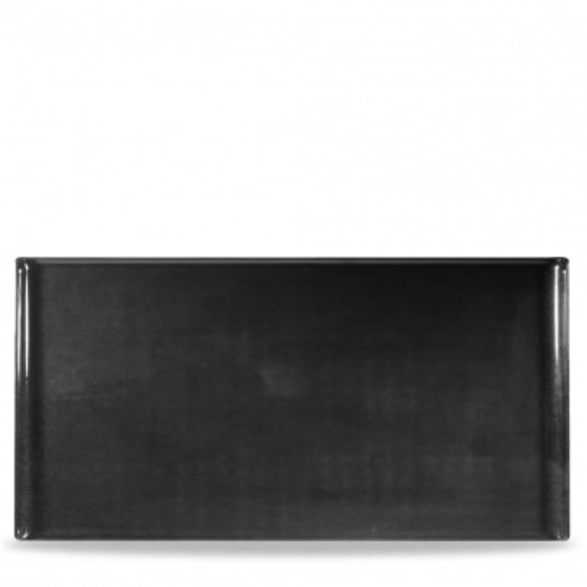 Elegantes schwarzes Melamin-Tablett von Alchemy, 53x32.5cm, perfekt für ansprechende Präsentationen und vielseitige Nutzung im Alltag.