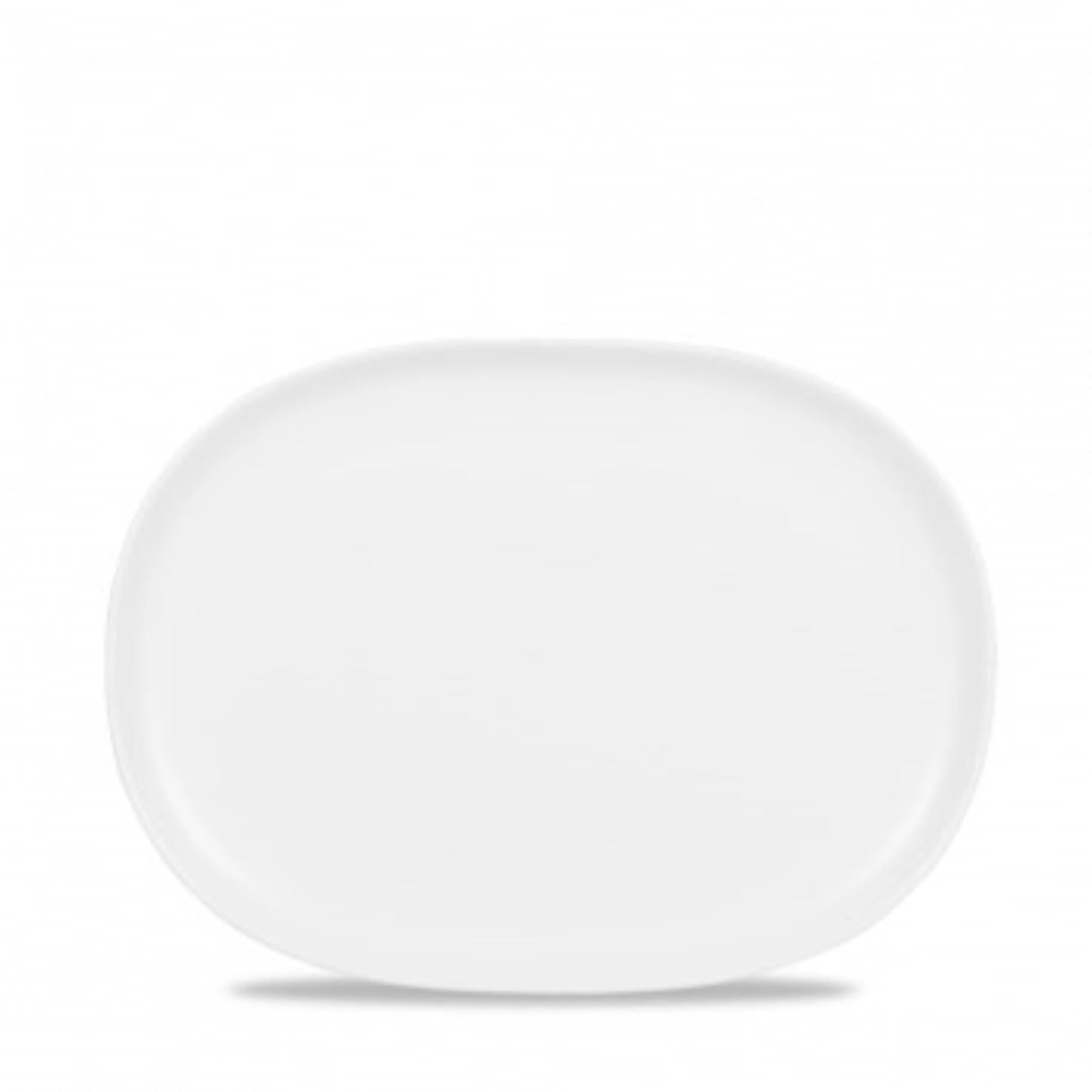 Eleganter Alchemy Moonstone Teller von Churchill, oval 16.7x22.5cm, ideal für Vorspeisen und Desserts, stilvoll und langlebig.