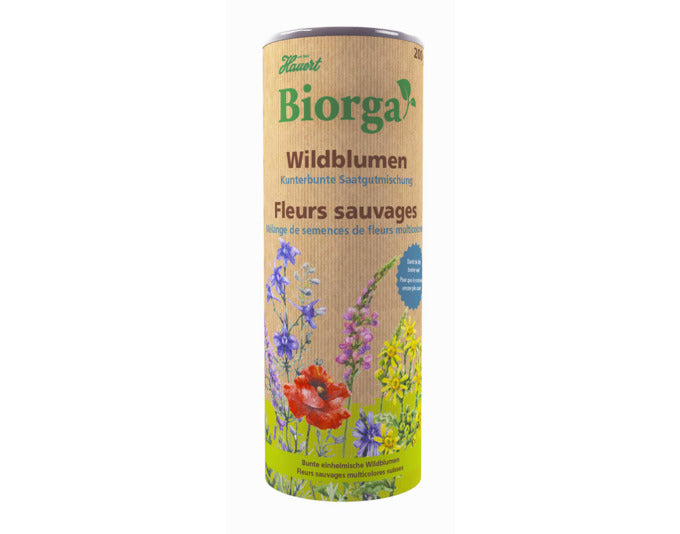 HAUERT Wildblumen kunterbunte Saatgutmischung Biorga 200 g in präsentiert im Onlineshop von KAQTU Design AG. Gartenpflege ist von HAUERT