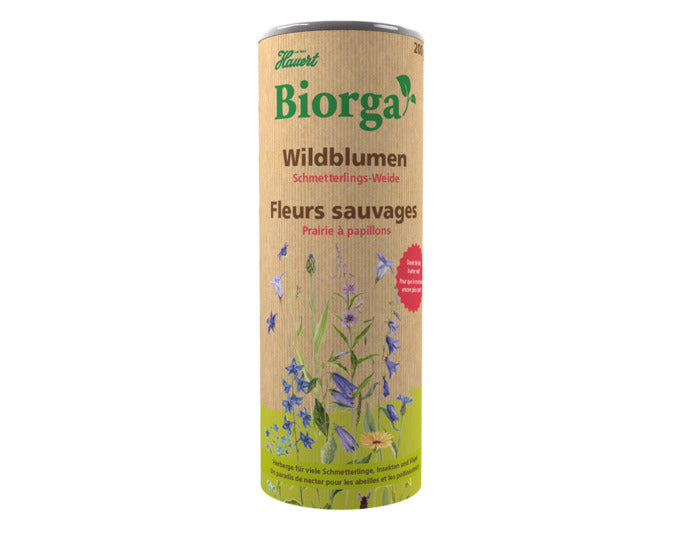 HAUERT Wildblumen Schmetterlingswiese Biroga 200 g in präsentiert im Onlineshop von KAQTU Design AG. Gartenpflege ist von HAUERT