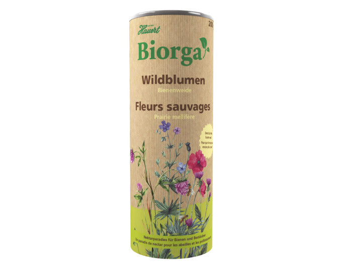 HAUERT Wildblumen Blumenweide Biorga 200 g in präsentiert im Onlineshop von KAQTU Design AG. Gartenpflege ist von HAUERT