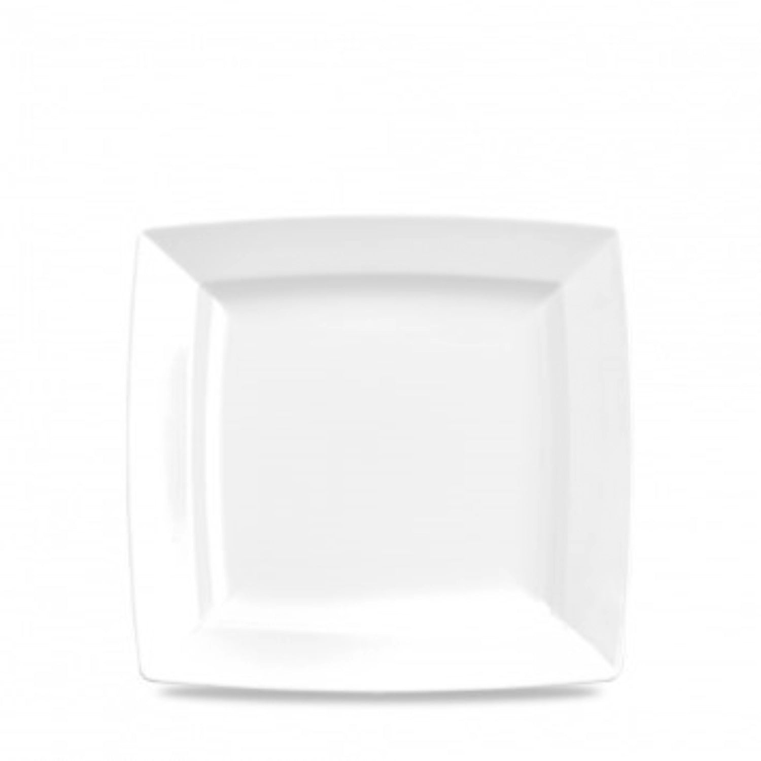 Moderner quadratischer Teller von Churchill, 13,2 cm, ideal für kreative Anrichtearten, bringt Stil und Eleganz auf jeden Tisch.
