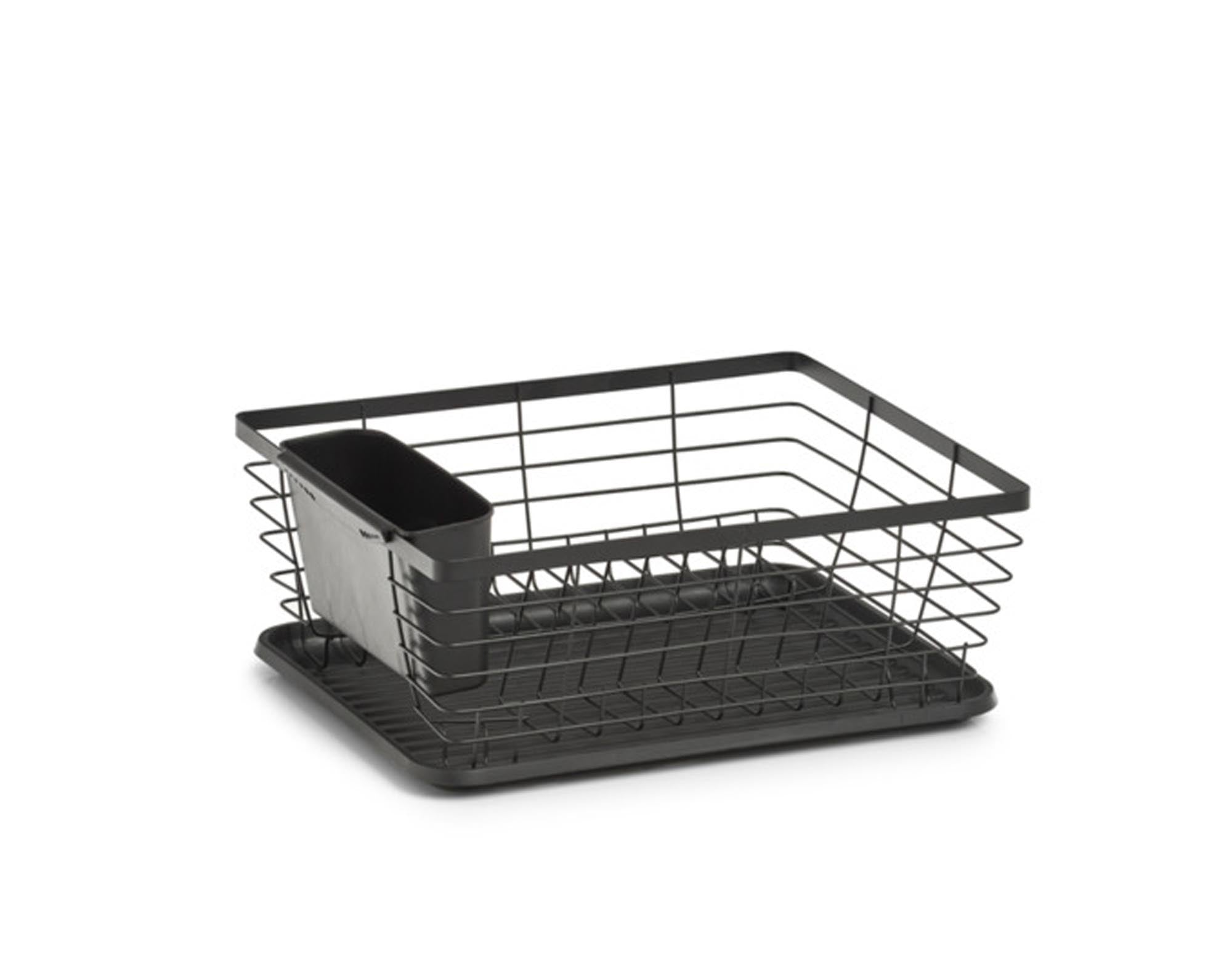 Der ZELLER Abtropfständer aus Kunststoff und Metall (37x30.5x14.5 cm) ist ideal für Geschirr, Besteck und Gläser. Langlebig, wasserabweisend und mit rutschfesten Füßen.