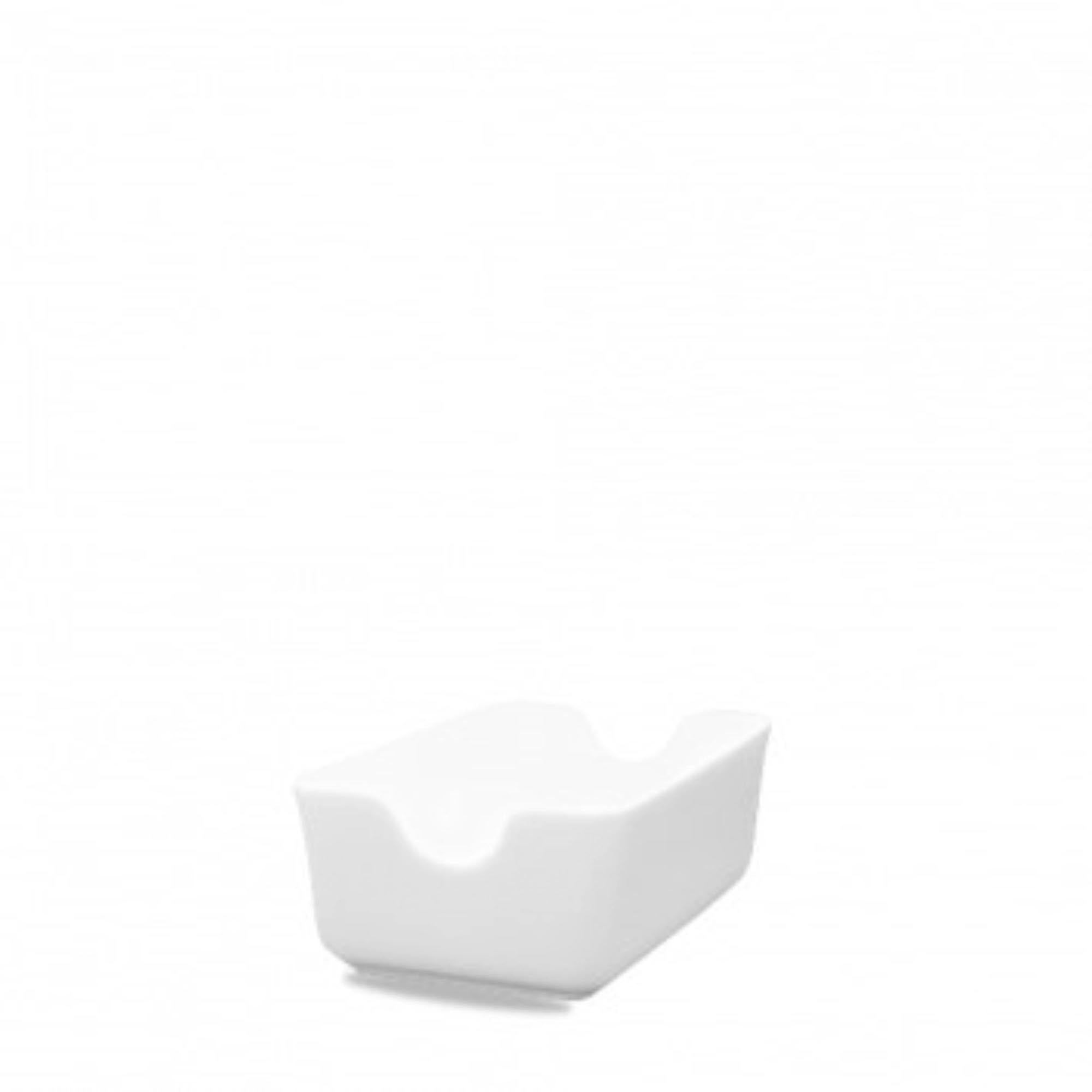 Eleganter Zuckertütenhalter aus Porzellan, 11.3x7.3 cm, von Churchill. Ideal für stilvolle Präsentation und einfache Reinigung.