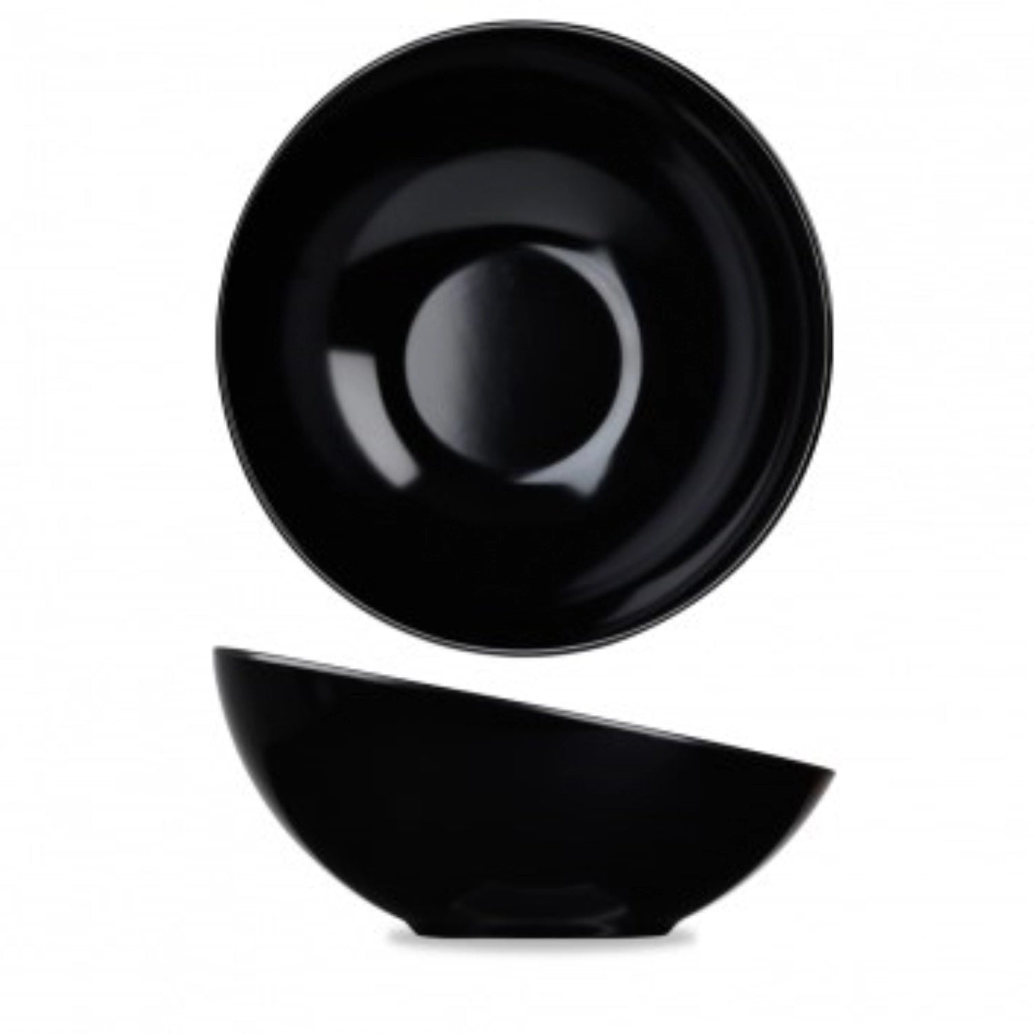 Alchimie Mélamine Black Moonstone Buffet Bol 35.5x25x18c