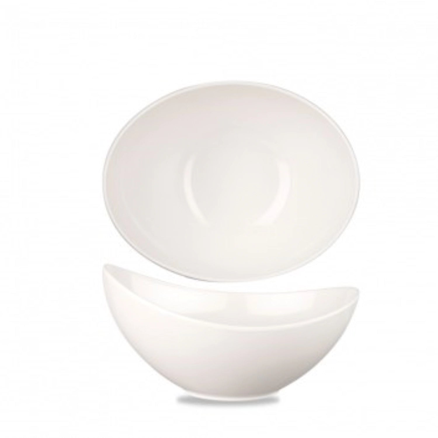 Bol buffet en pierre de lune blanche en mélamine Alchemy 20x15,5x10c