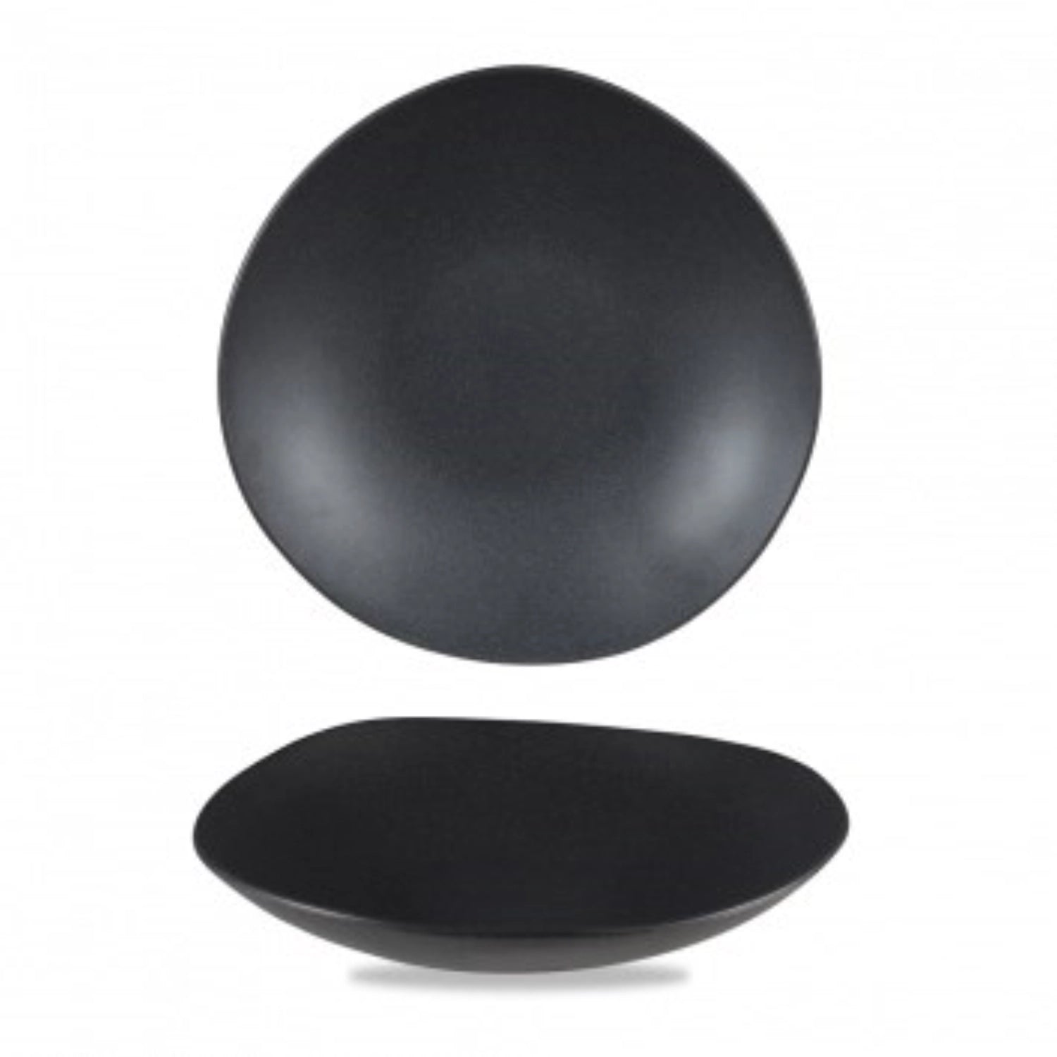 Stilvolle Alchemy Melamine Schüssel in Granit Grau, 32 cm Durchmesser, ideal für moderne Tischdekoration und vielseitige Anwendungen.