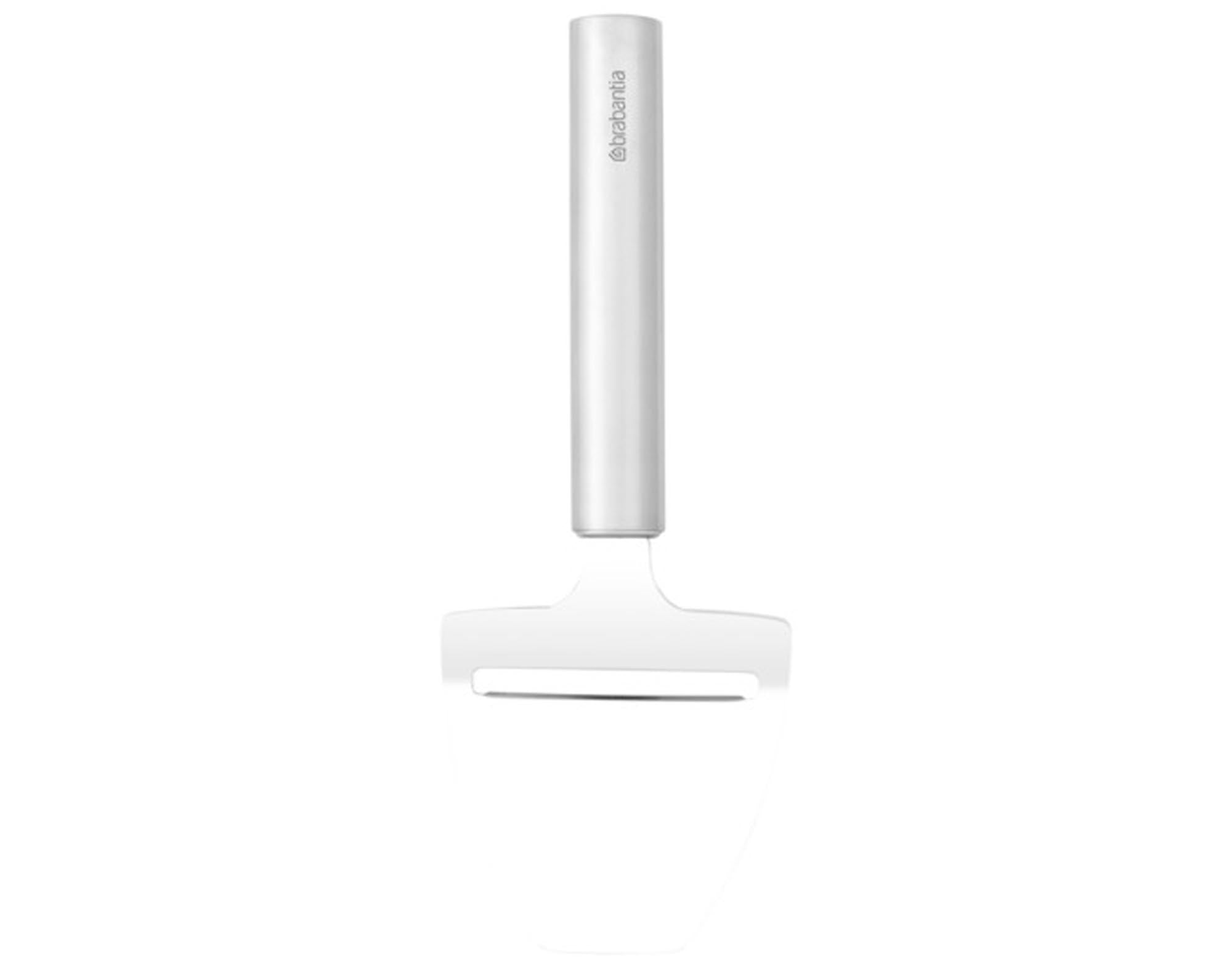 Entdecken Sie den BRABANTIA Käsehobel Tasty+ in vanilla yellow. Perfekt für Käseliebhaber, ergonomisch, langlebig und spülmaschinenfest!