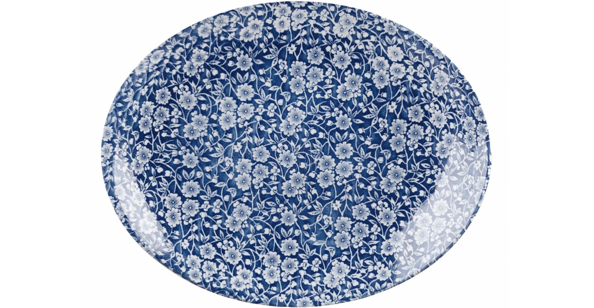 Elegante ovale Porzellanplatte von Churchill, ideal für stilvolle Präsentationen. Langlebig, hitzebeständig, spülmaschinenfest.