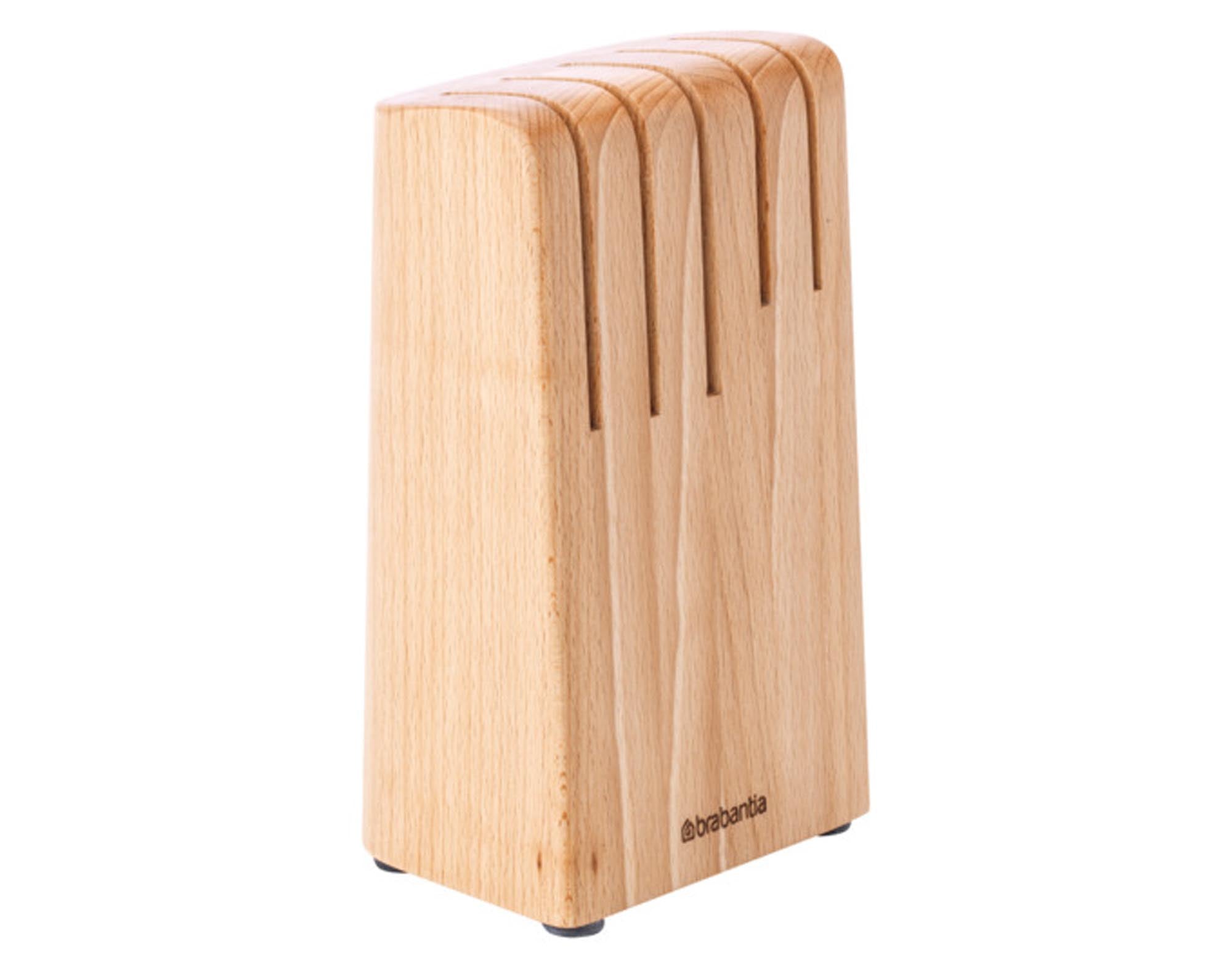 Entdecken Sie den BRABANTIA Messerblock Profile Holz leer – stilvolle und funktionale Aufbewahrung für Ihre Küchenmesser. Hochwertiges Holz, durchdachtes Design, ideal für Kochliebhaber.