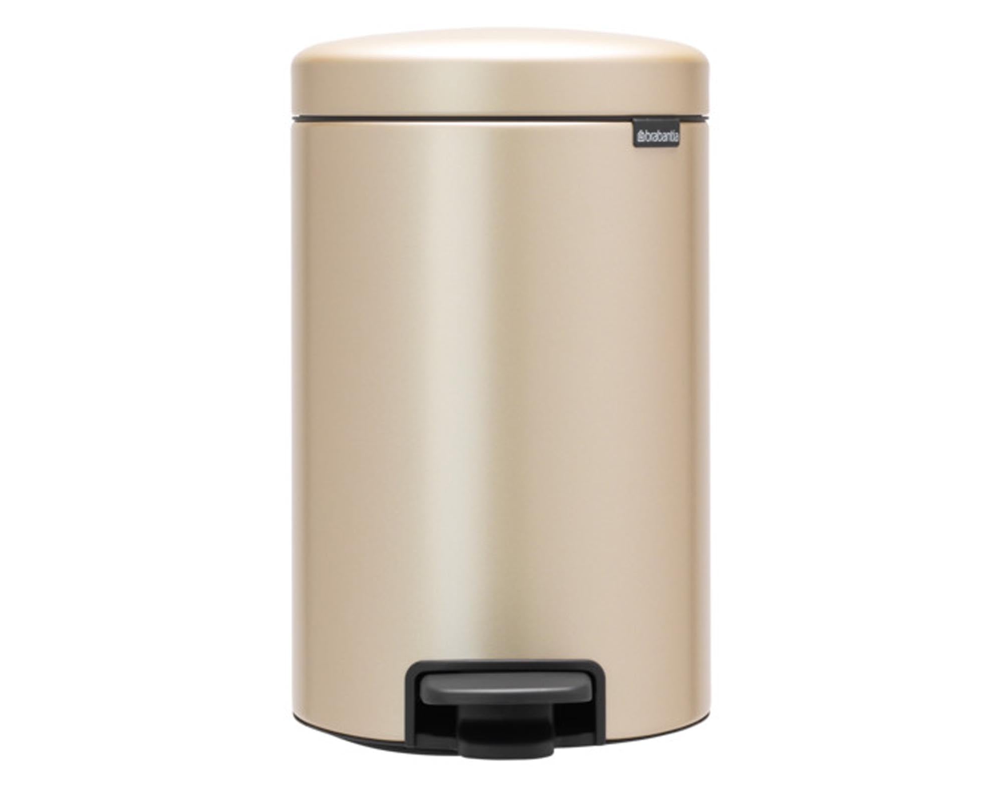 BRABANTIA Treteimer NewIcon champagne 12 l in Champagne präsentiert im Onlineshop von KAQTU Design AG. Mülleimer ist von BRABANTIA