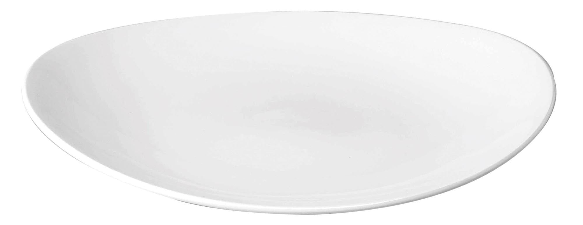 Entdecken Sie den eleganten Orbit Teller oval flach coupe 27x22.9cm von Churchill. Hergestellt aus robustem Porzellan, ideal für Gastronomie und Alltag.