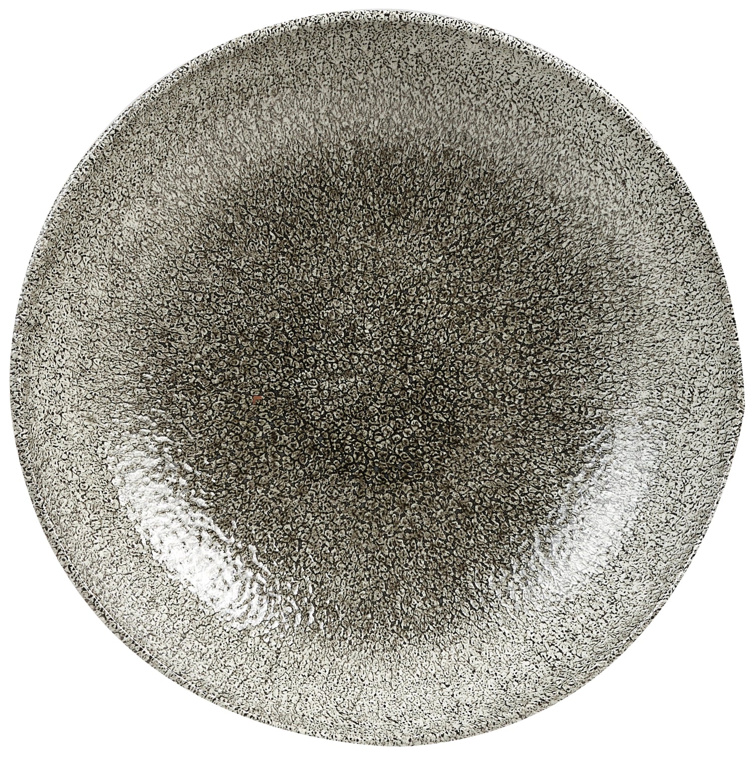 S.P. Raku Quartz Black Coupe Teller tief 24.8cm