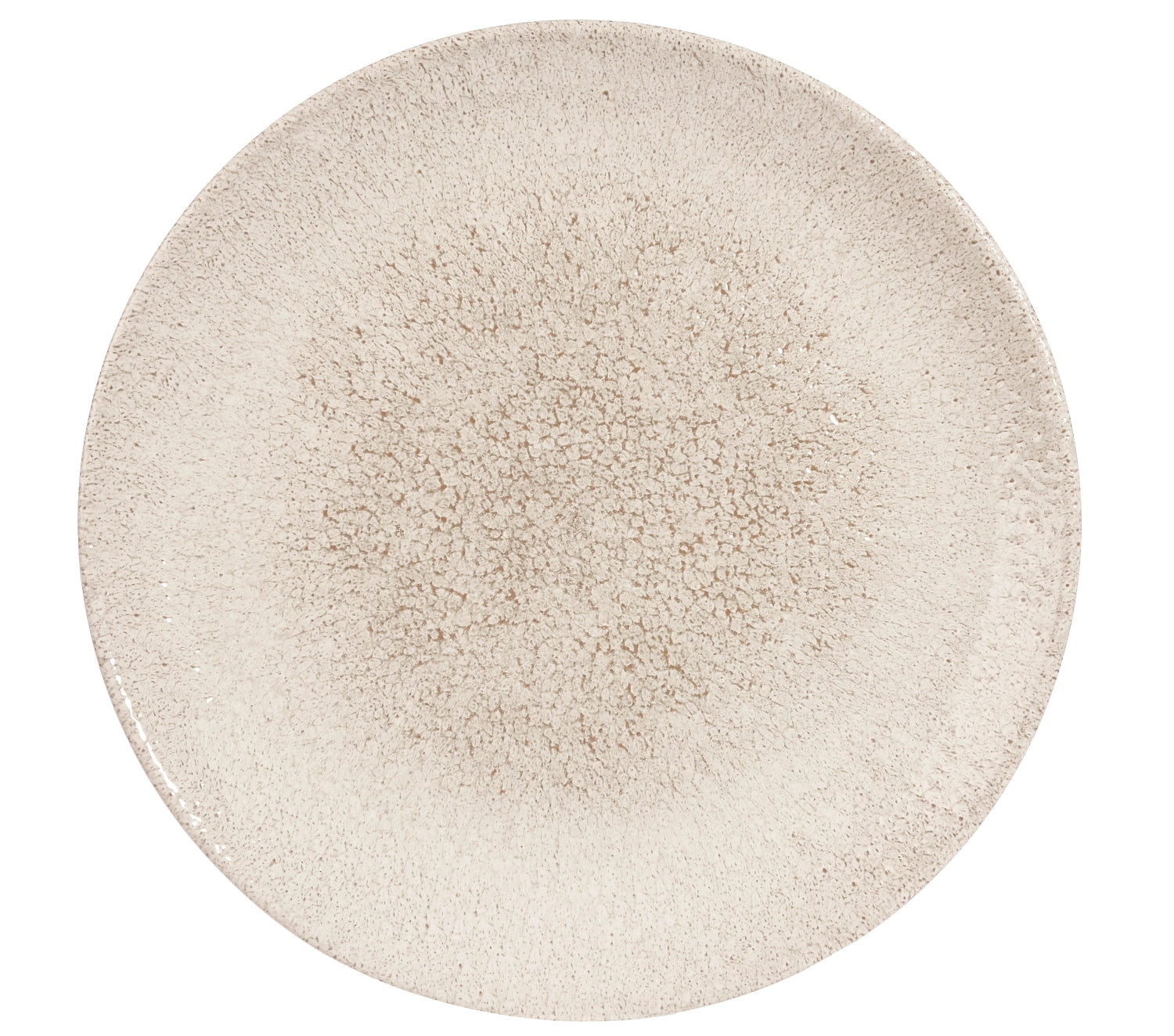 S.PAssiette plate Raku Agate Gris 26 cm