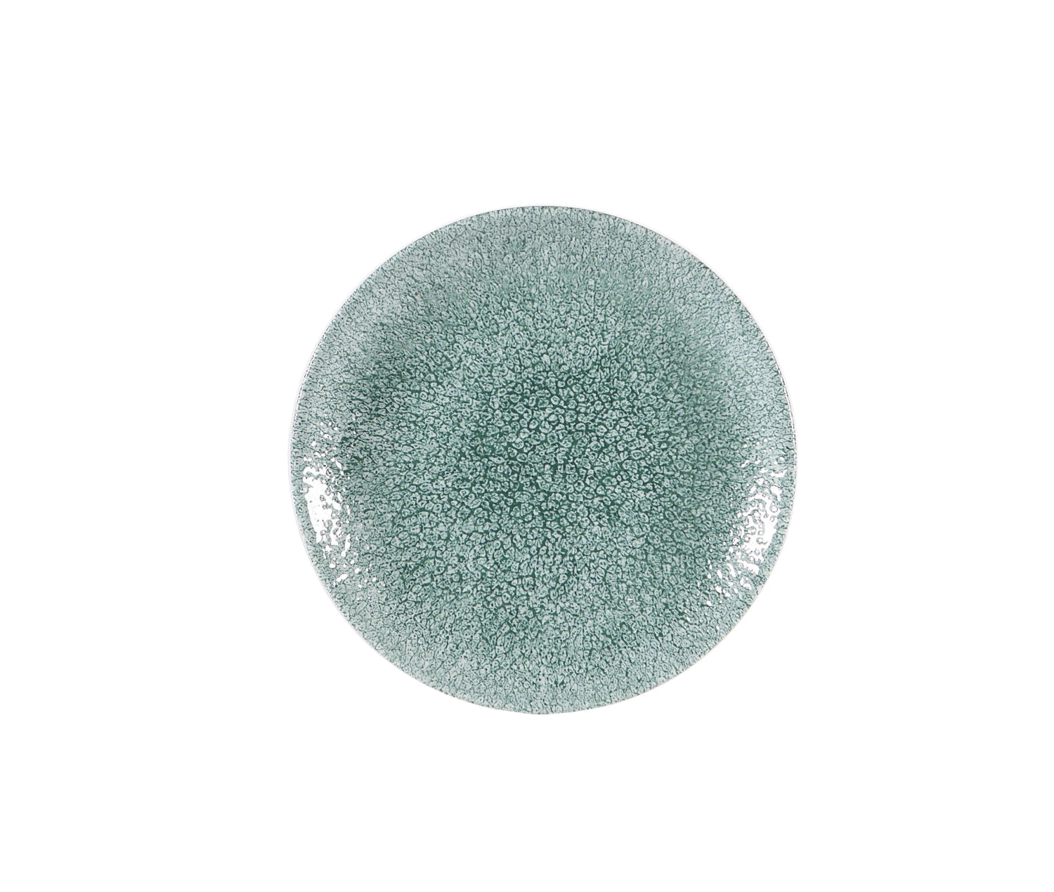 S.PRaku Jade Green Coupe Plate flat 26cm