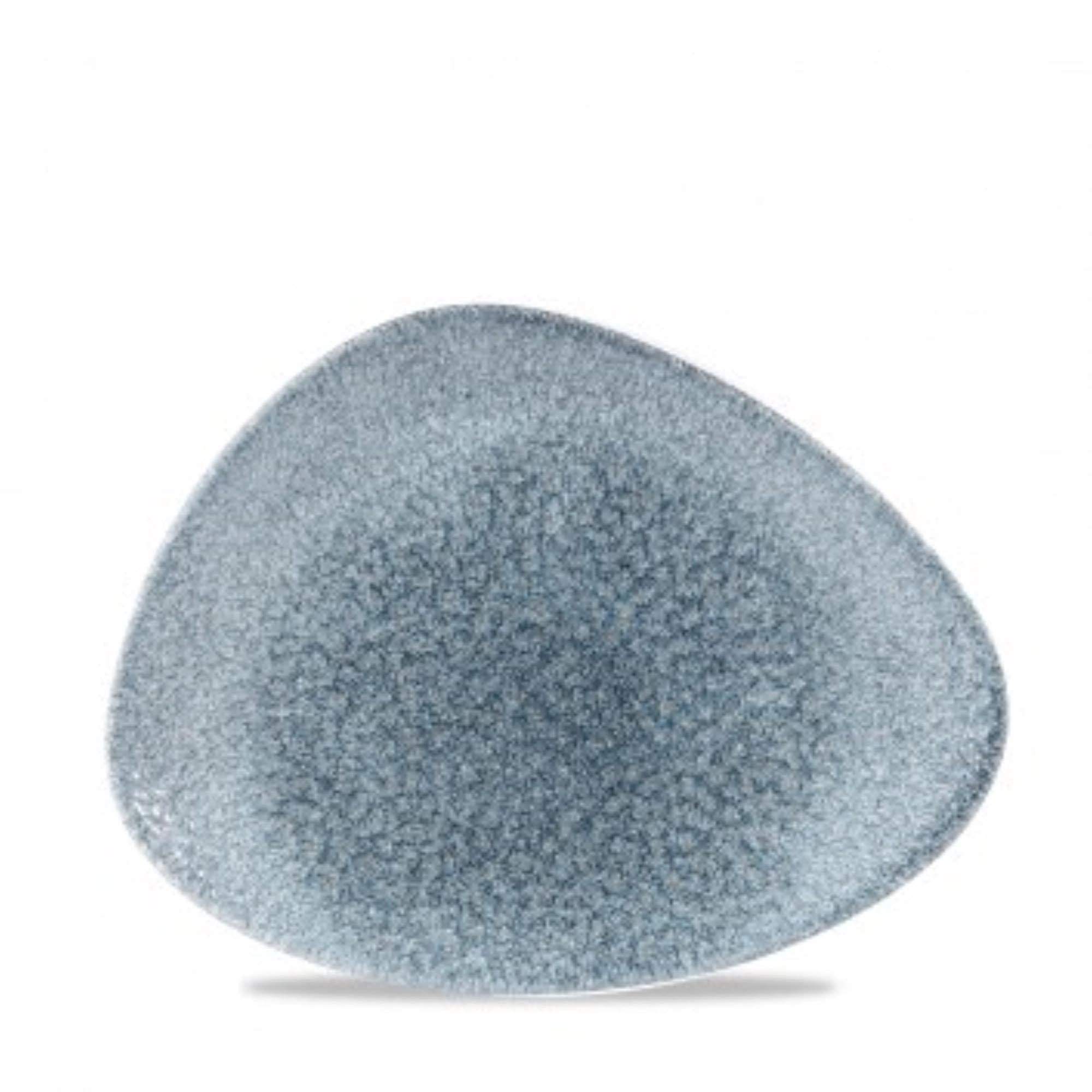 Die S.P. Raku Topaz Blue Triangel Platte (26x20cm) von Churchill besticht durch ihr einzigartiges Design und die hochwertige Raku-Glasur.