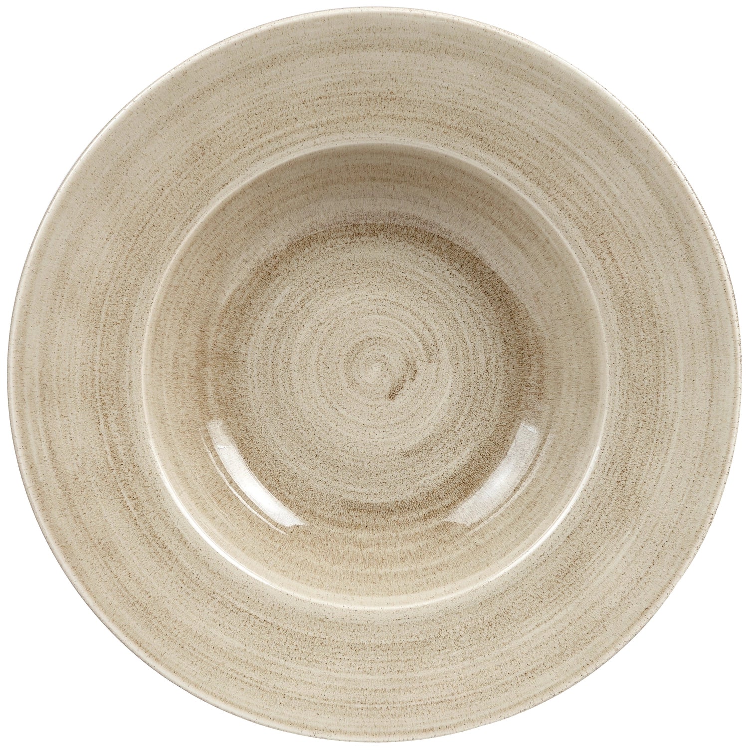 Stonecast patina antique Taupe plate deep flag 28cm