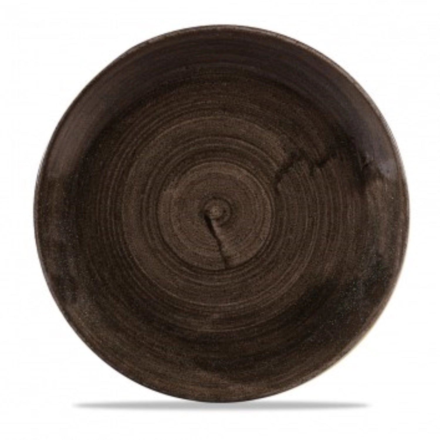 STONECAST Patina Iron Black Coupé Plate Plat 28,8 cm