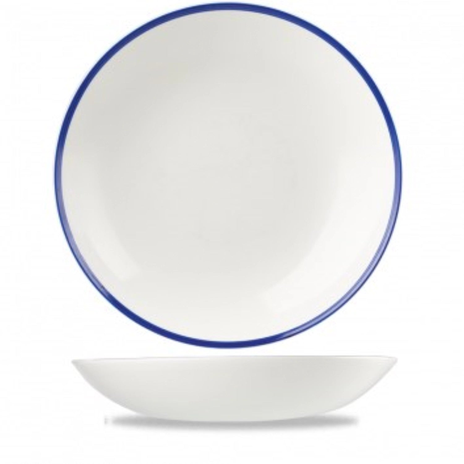 Piastra coupé blu retrò profonda 31 cm