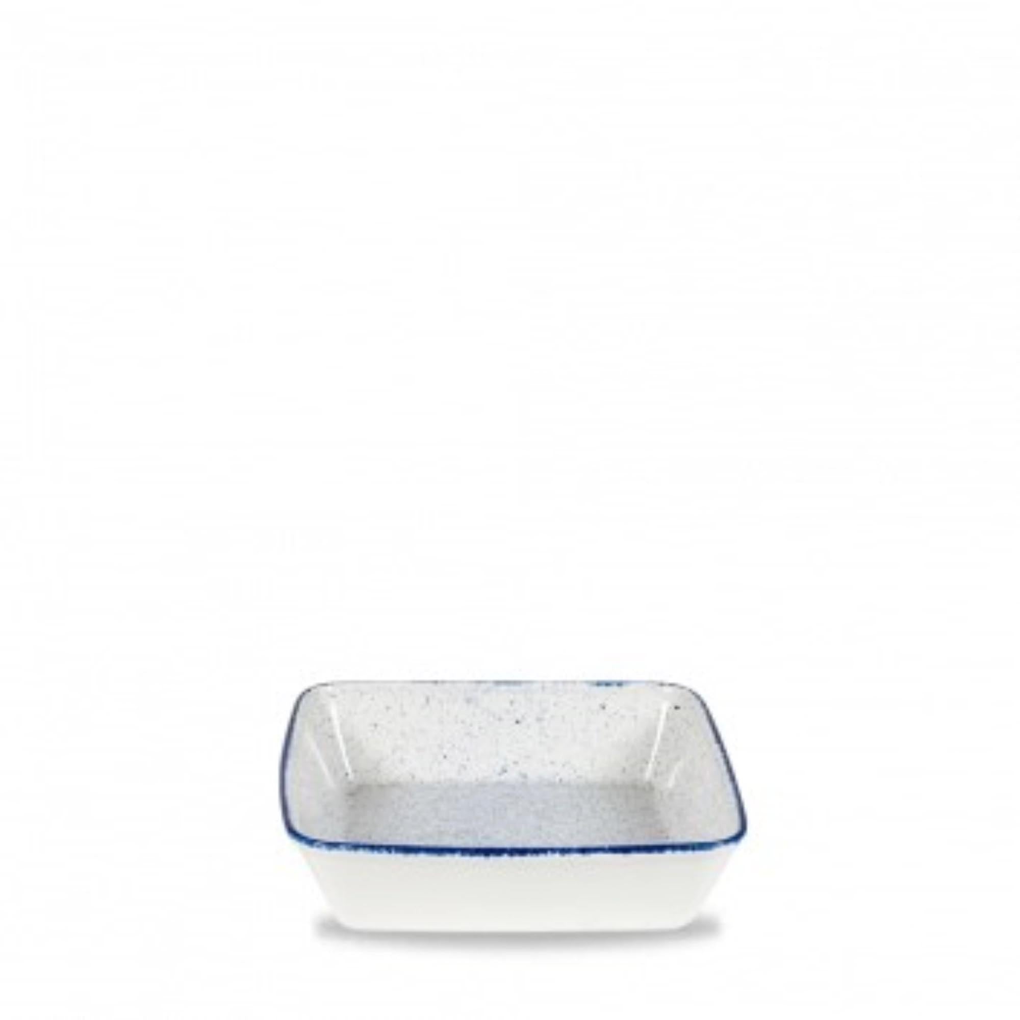 Die Stonecast Hints Indigo Blue Backform von Churchill: robust, kratzfest, pflegeleicht, 25x25x6.2 cm, perfekte Backergebnisse.