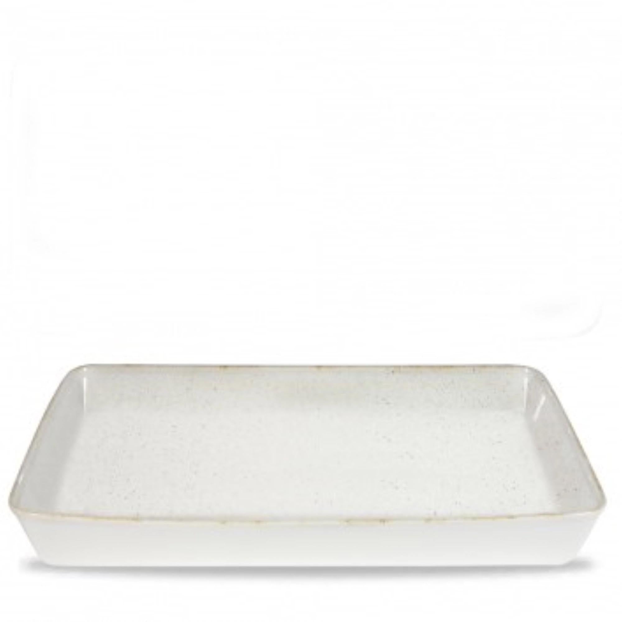 Elegante, robuste Backform (53x32,5x6,2 cm) aus Steinzeug. Perfekt für Kuchen, Brot & Aufläufe. Ofen- & grillfest, leicht zu reinigen.