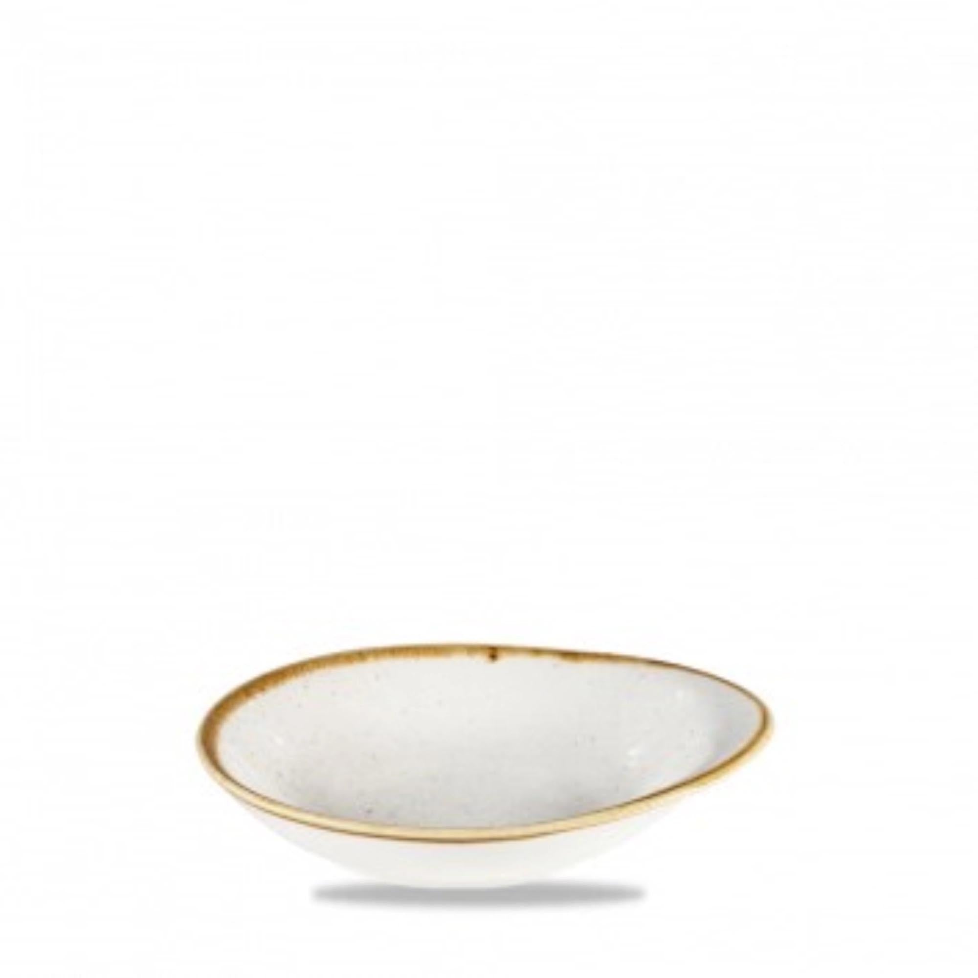 Elegante, robuste Stonecast Barley White Schale (16x14.5cm) aus Steinzeug, ideal für Suppen, Salate und Desserts in Gastronomiebetrieben.