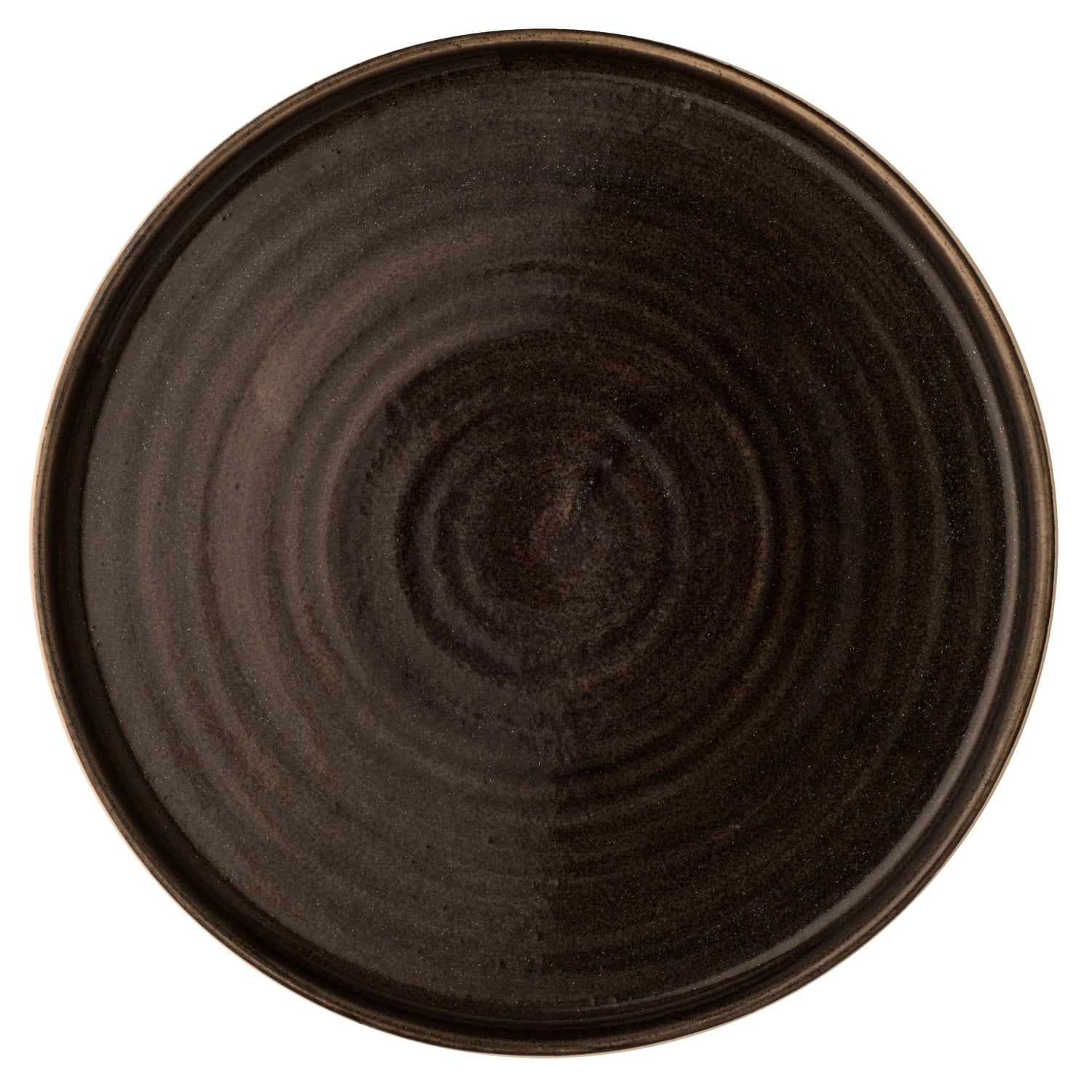 Entdecken Sie den Stonecast Patina Iron Black Walled Teller von Churchill. Hochwertiges Porzellan, handgefertigt, spülmaschinenfest, ideal für Gastronomie und besondere Anlässe.