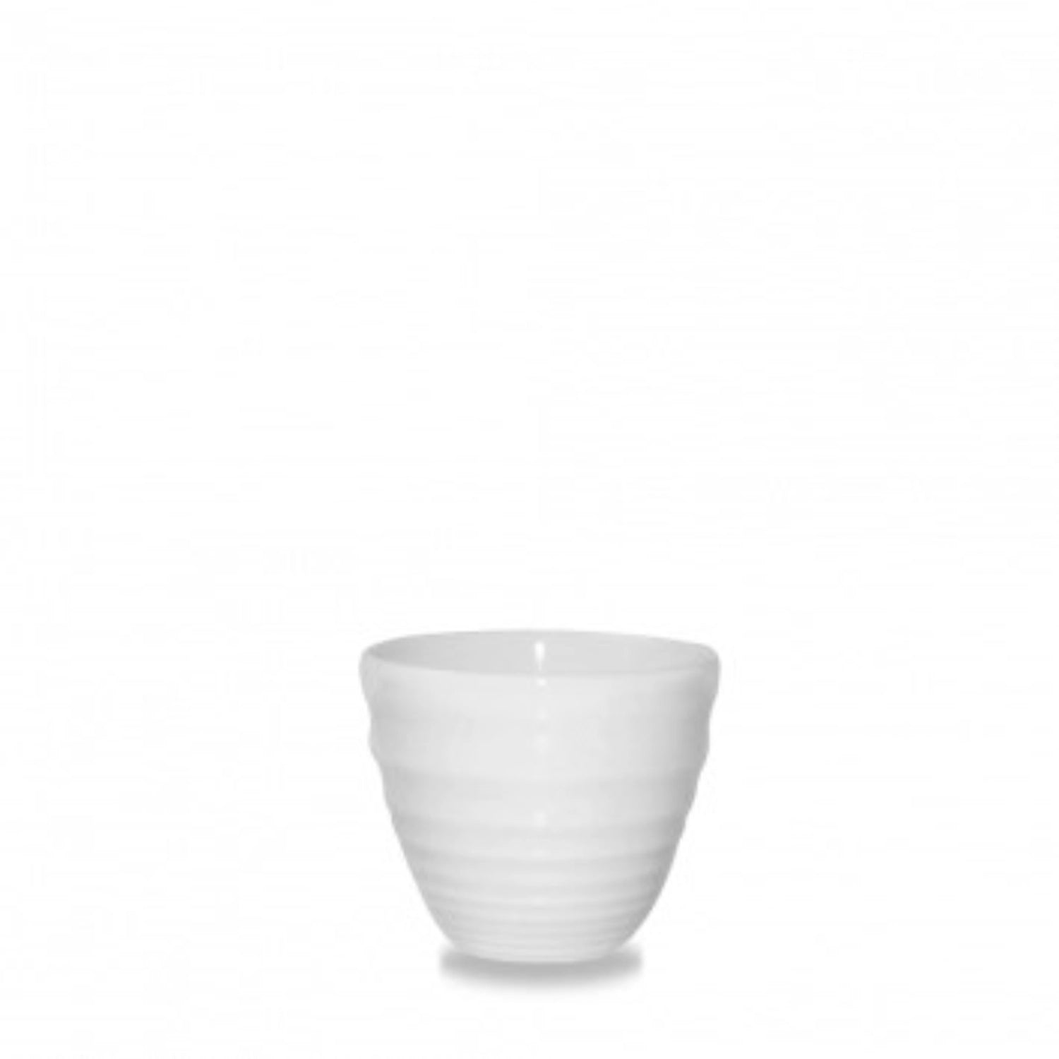 Bit sul lato White Ripple Dip Cup 7x6,2 cm 11cl