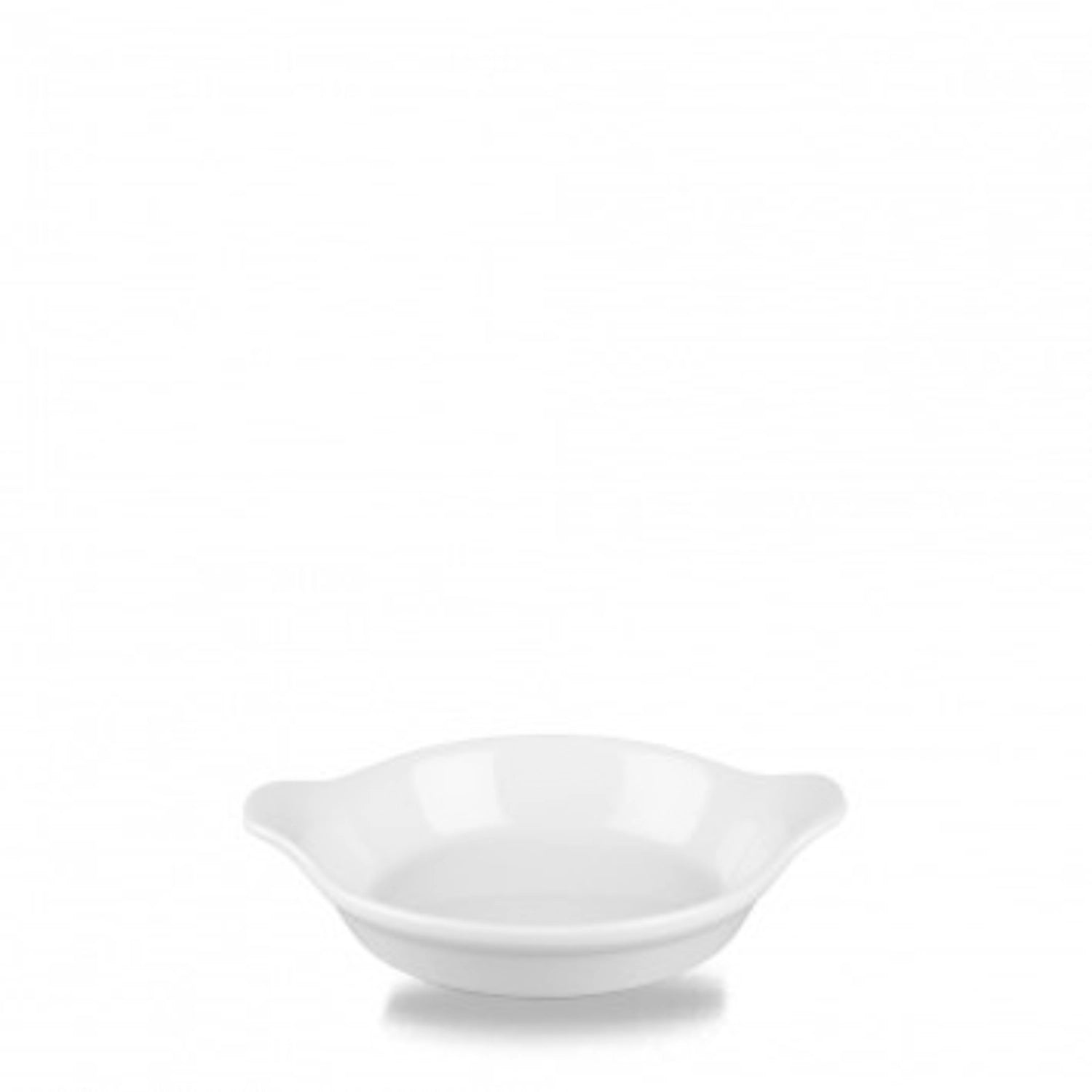 Vuste de cuisine Blanc Mini coque ronde avec oreilles 12.5x15.2 cm 18Cl