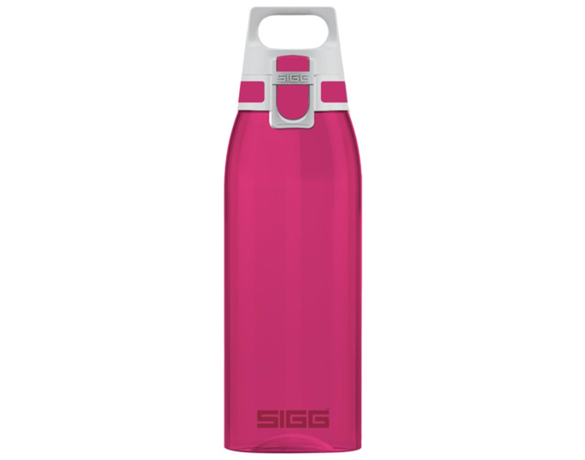 Entdecken Sie die SIGG Trinkflasche Bottle Total Color berry 1 l – leicht, BPA-frei und ideal für Sport, Büro und unterwegs. Hochwertiges Design und beste Isolierung!