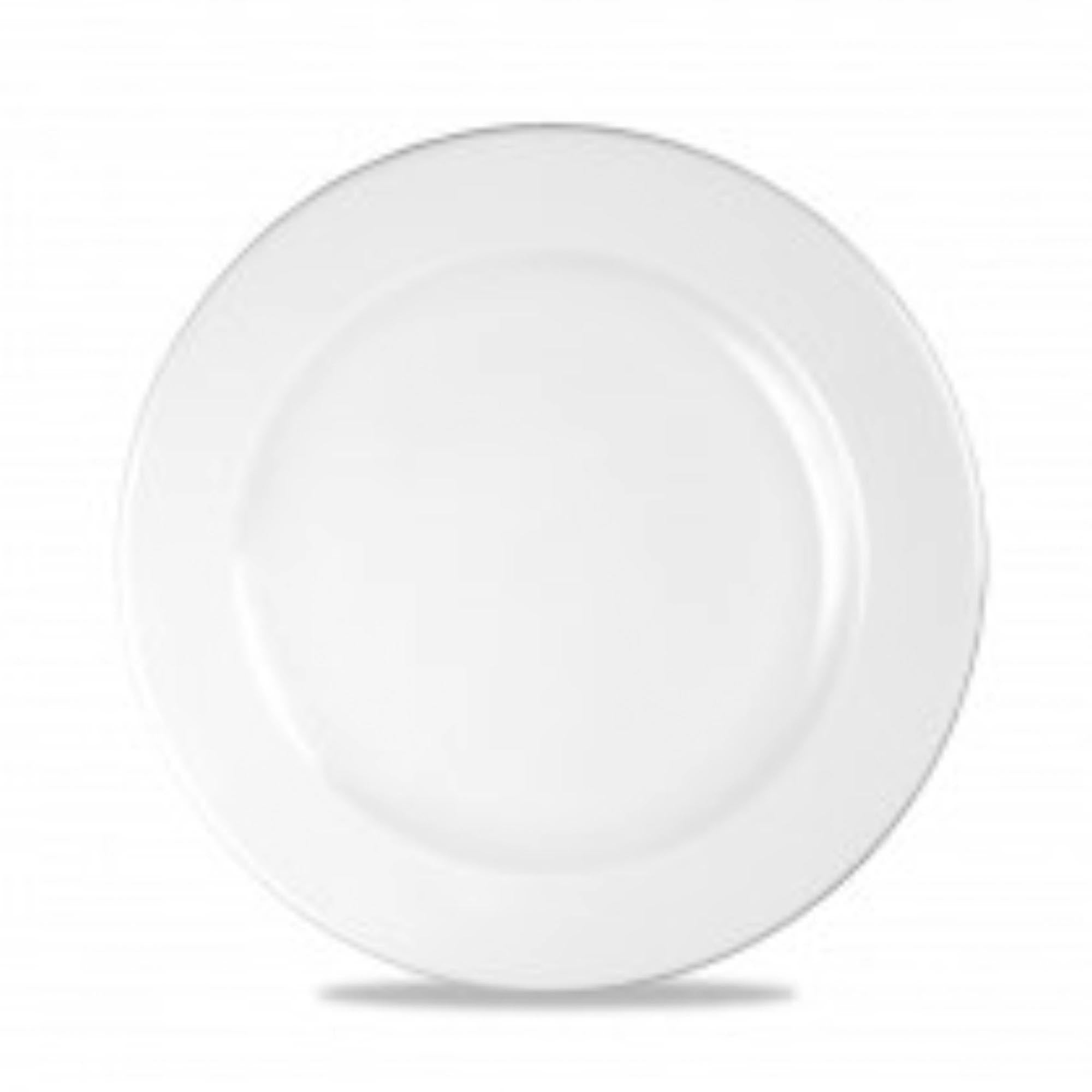 Eleganter 21cm Teller von Churchill: Hochwertiges Porzellan, spülmaschinenfest, ideal für Vorspeisen und Desserts.