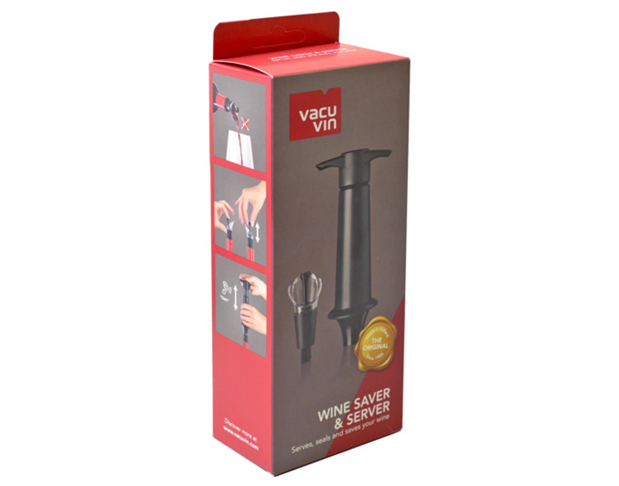 Entdecken Sie die VACU VIN Weinpumpe und Ausgiesserverschluss – der perfekte Küchenhelfer für Weinliebhaber, um Frische und Geschmack zu bewahren!