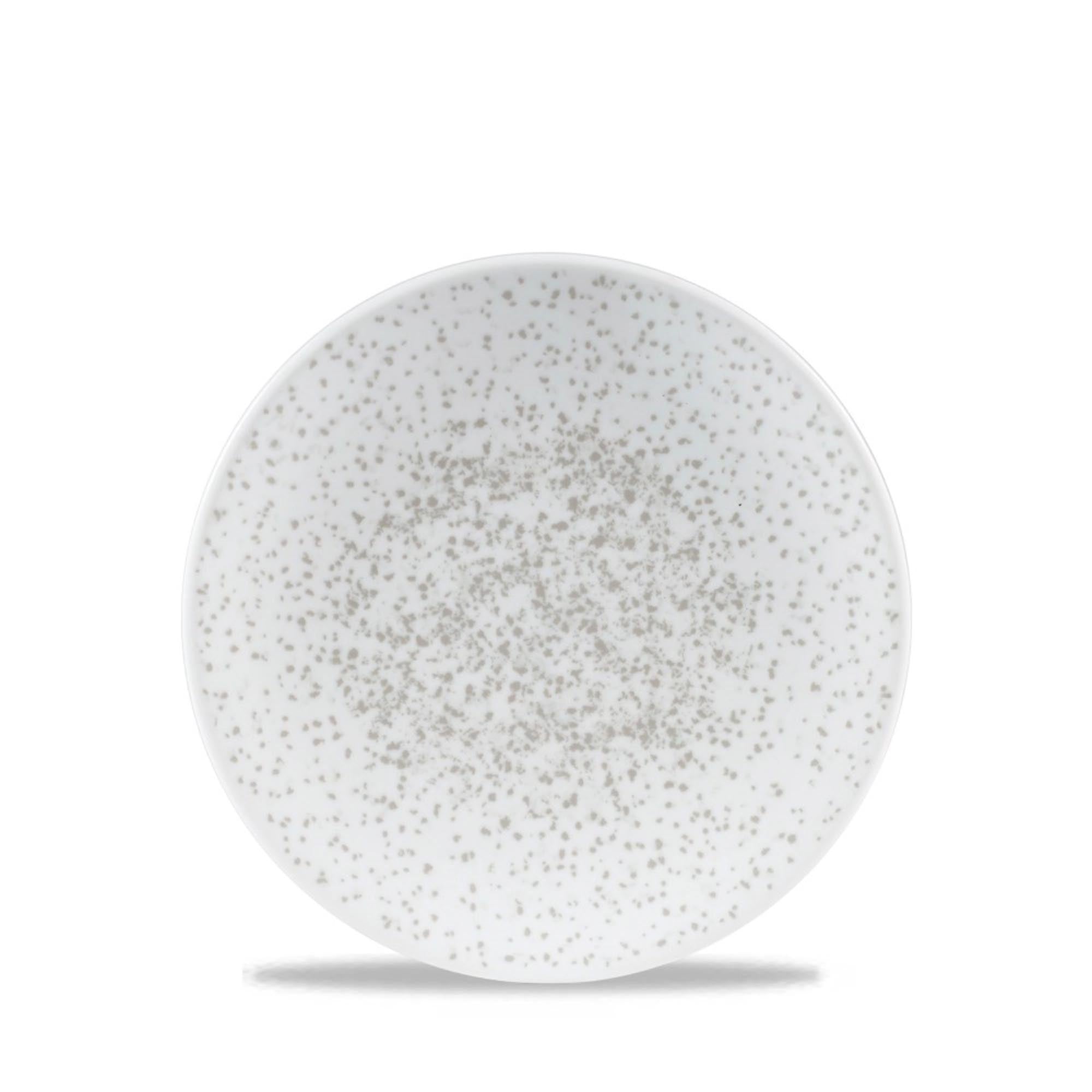 Eleganter 15.5 cm Teller aus Porzellan, Chalk White, langlebig, spülmaschinenfest, ideal für Vorspeisen und Desserts.